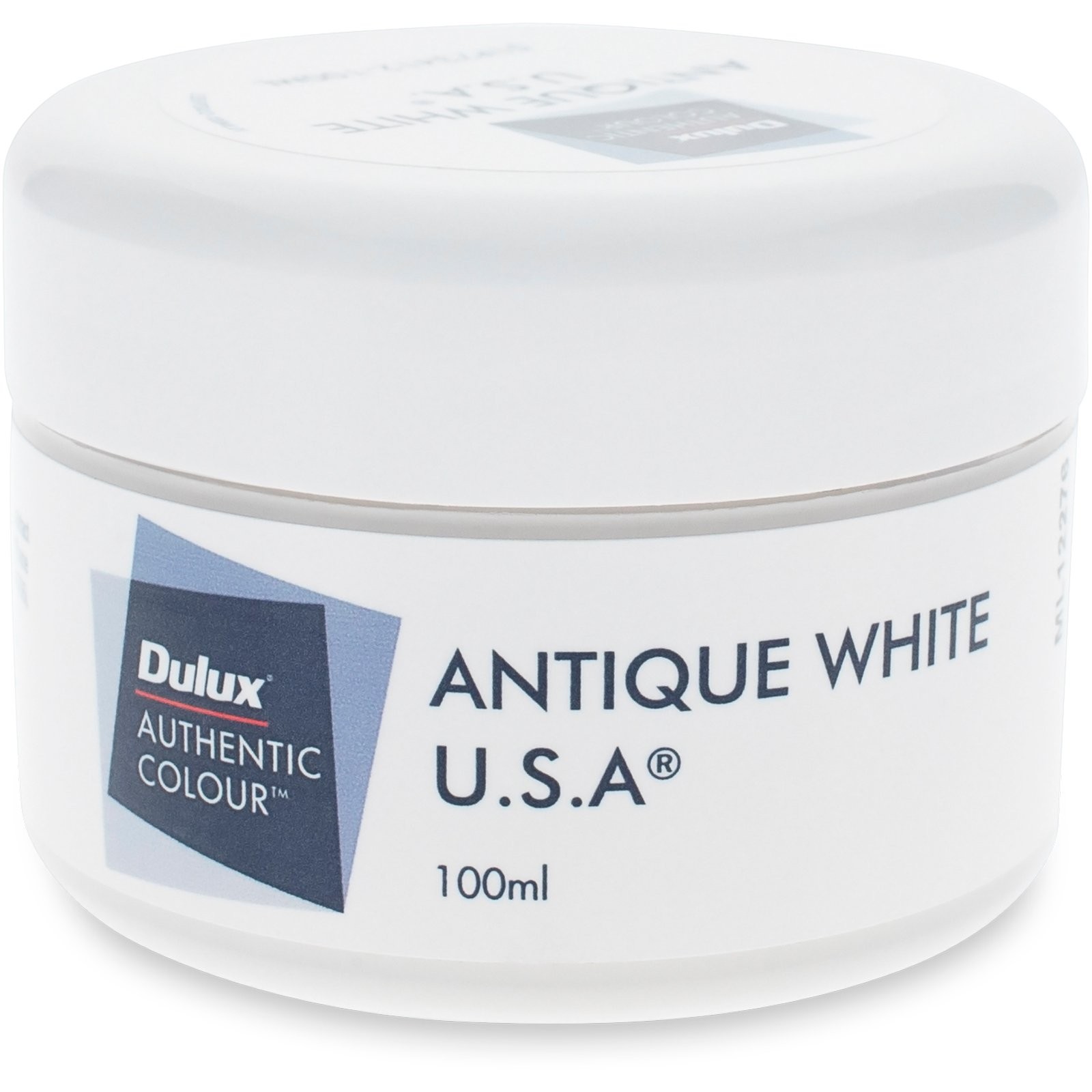 Dulux 100ml Antique White U.S.A. Sample Pot