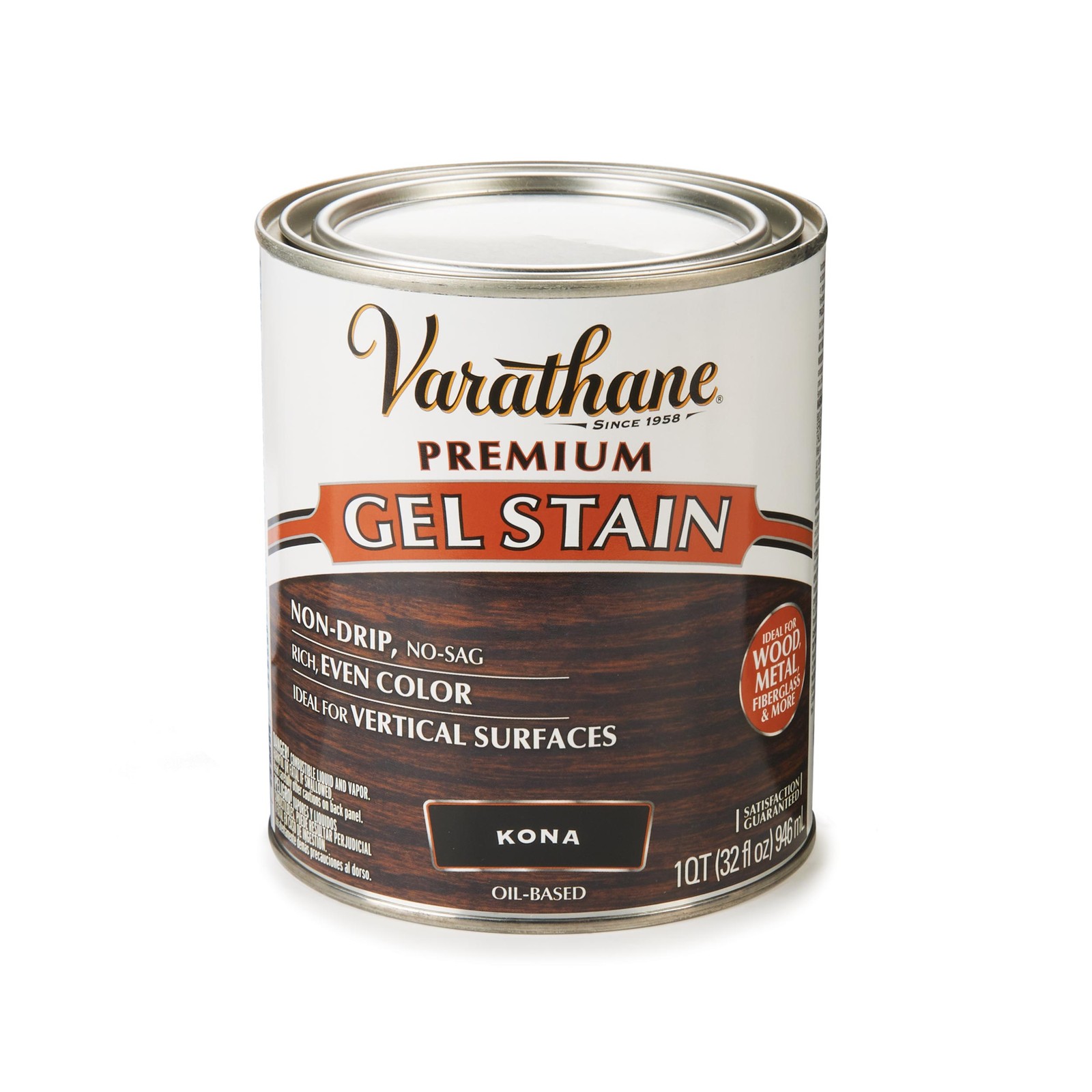 Varathane Premium Gel Stain Oil Based Kona 1 Quart