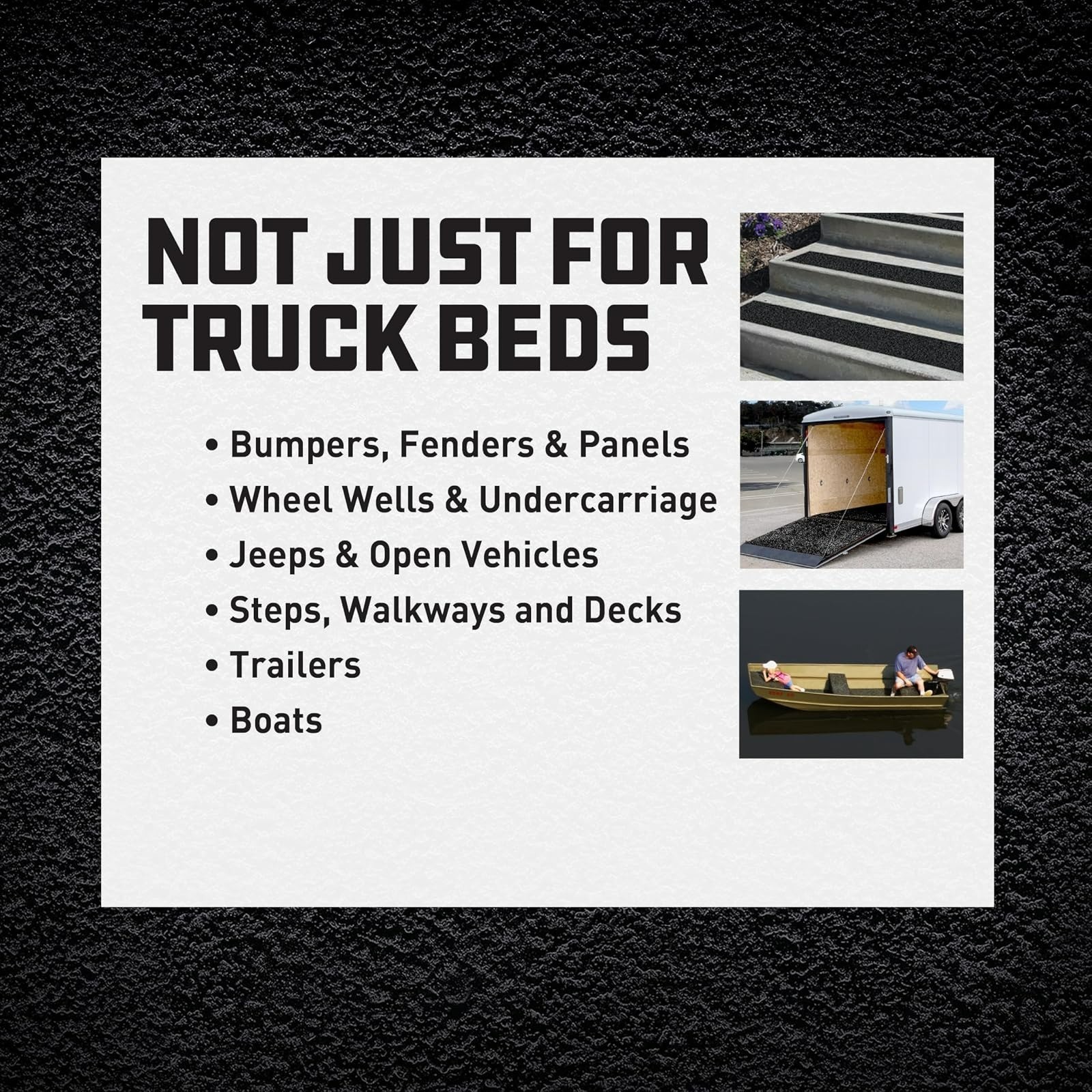 HERCULINER Truck Bed Liner Aerosol Spray 15 oz Black Coverage 6-7 sq ft