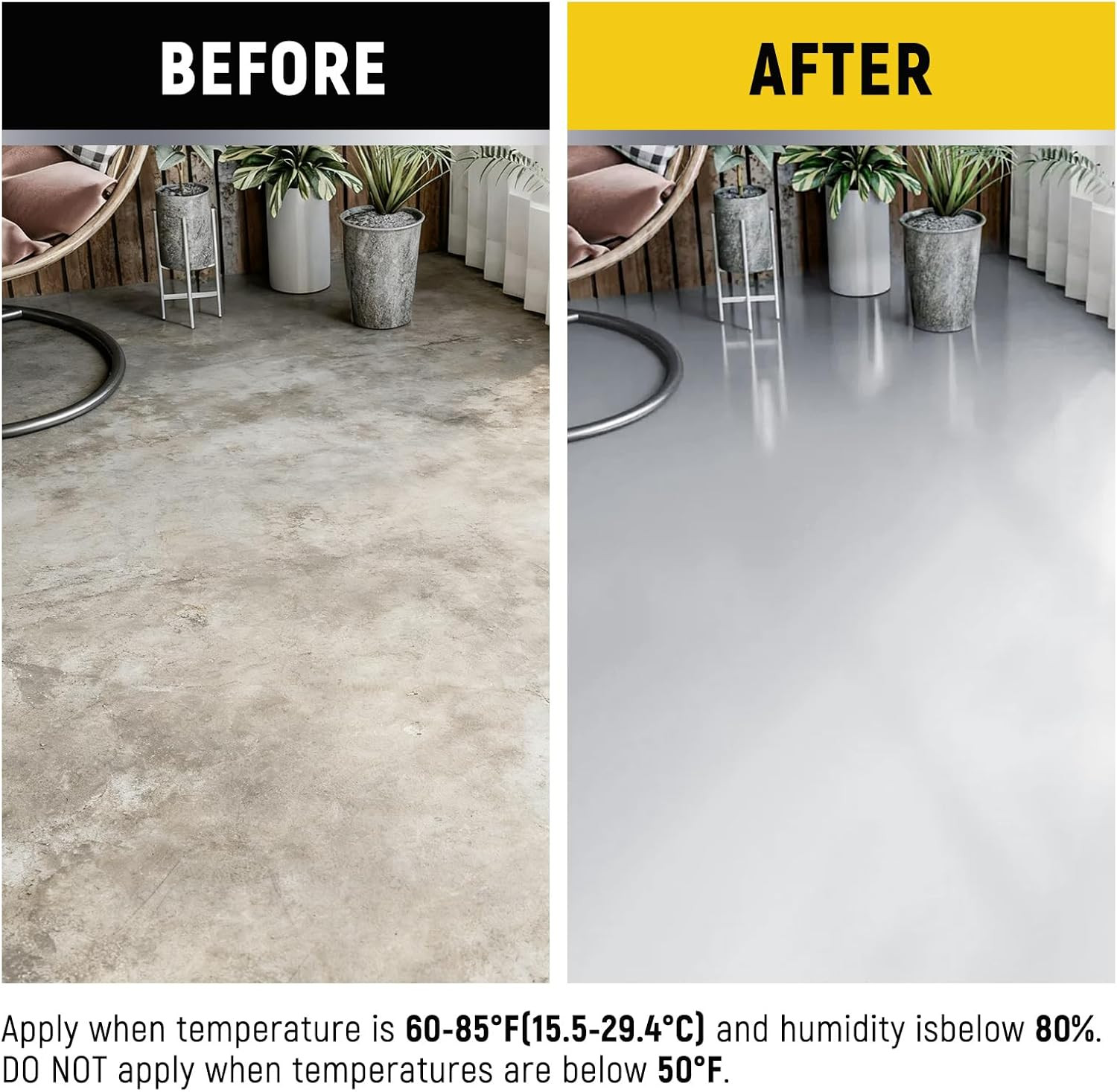 1 Gallon Silver Gray Epoxy Garage Floor Paint Concrete Coating Basement Acrylic