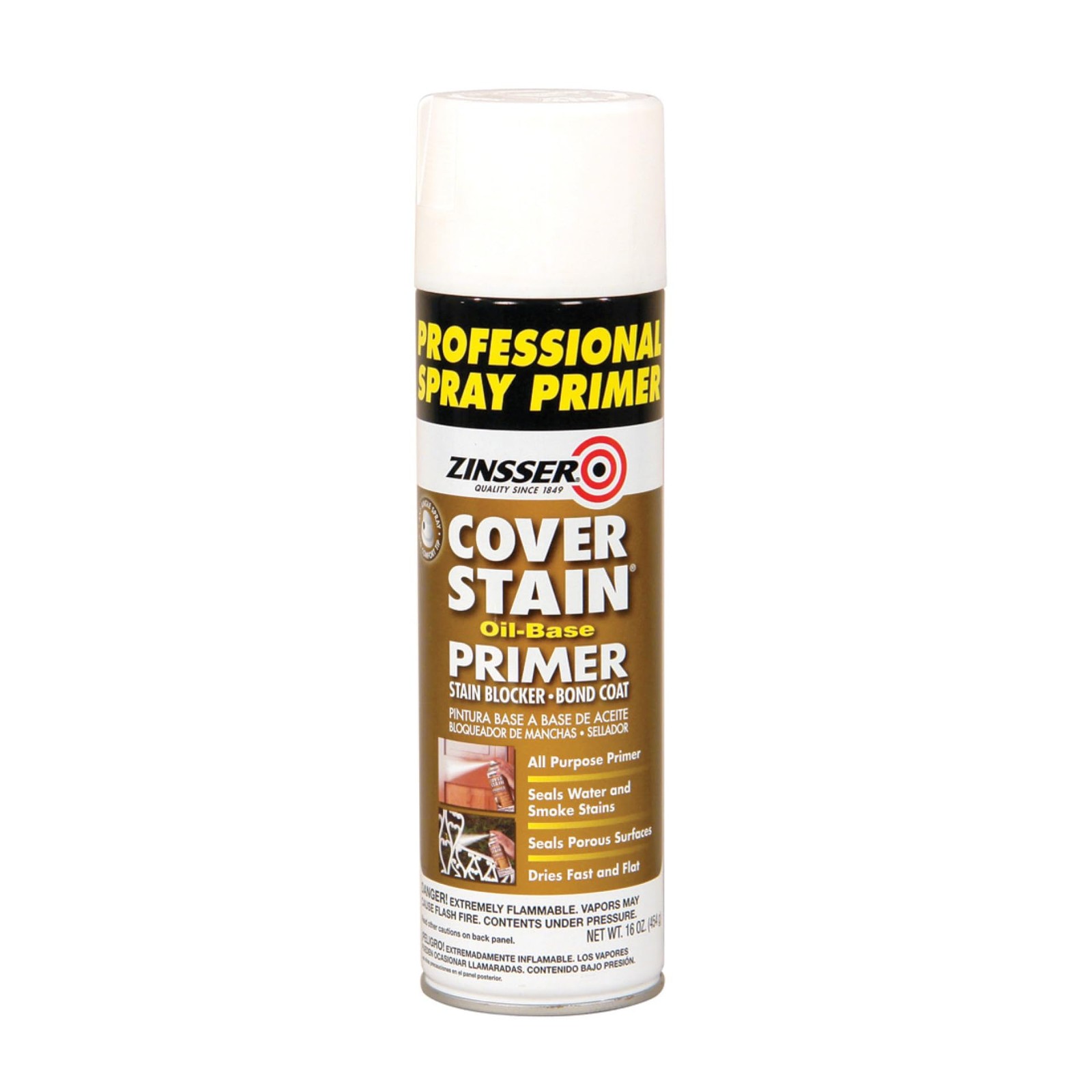 16 oz 03609 White , Cover-Stain Oil-Based Stain Blocker