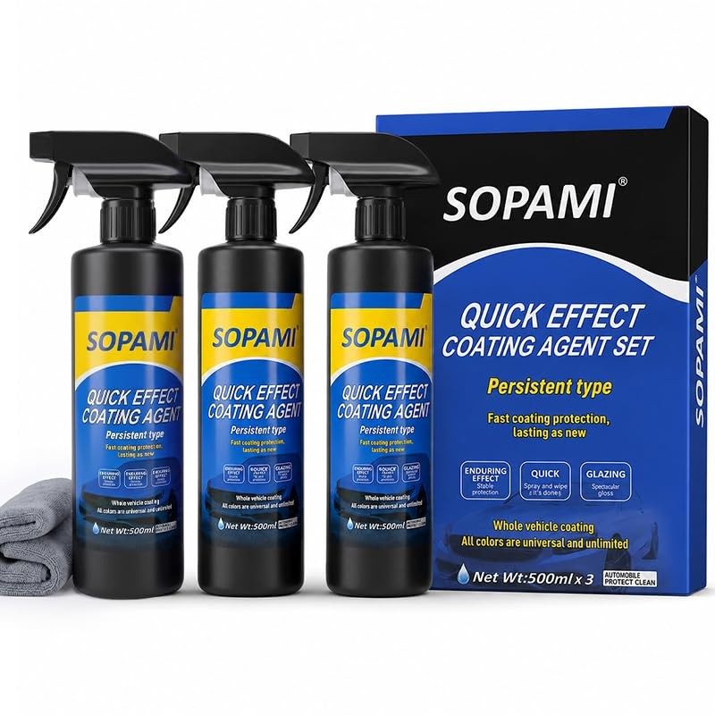 Car Coating Spray, Multi-Purpose Quick Coating, High Gloss Shine Sealant