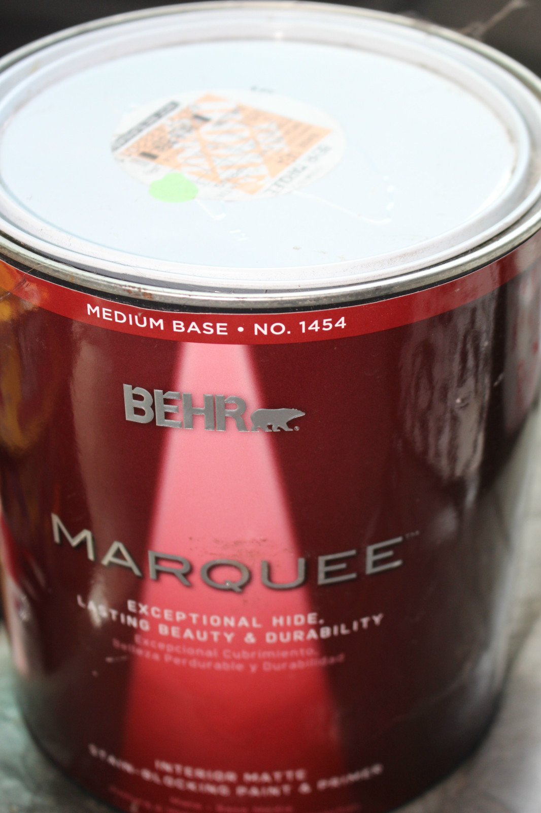 1 BEHR Marquee Flat Matte Paint One Gallon Early Spring Color similar mint color