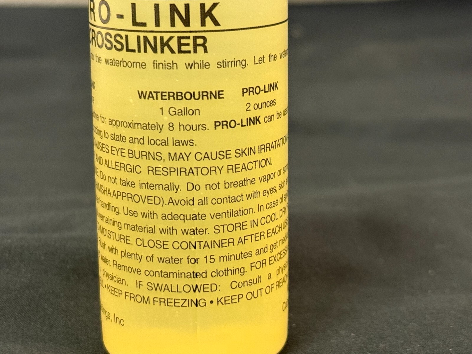 QTY 4 Bottles Aqua-Pro Pro-Link Crosslinker, 2 Oz Each Bottle (8 oz total)