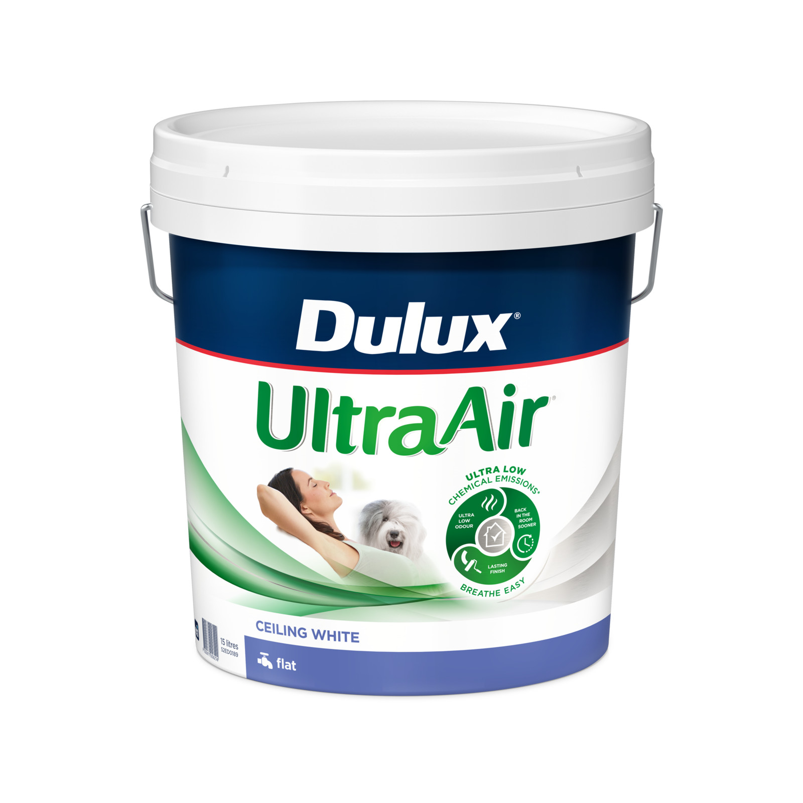 Dulux 15L UltraAir Ceiling White