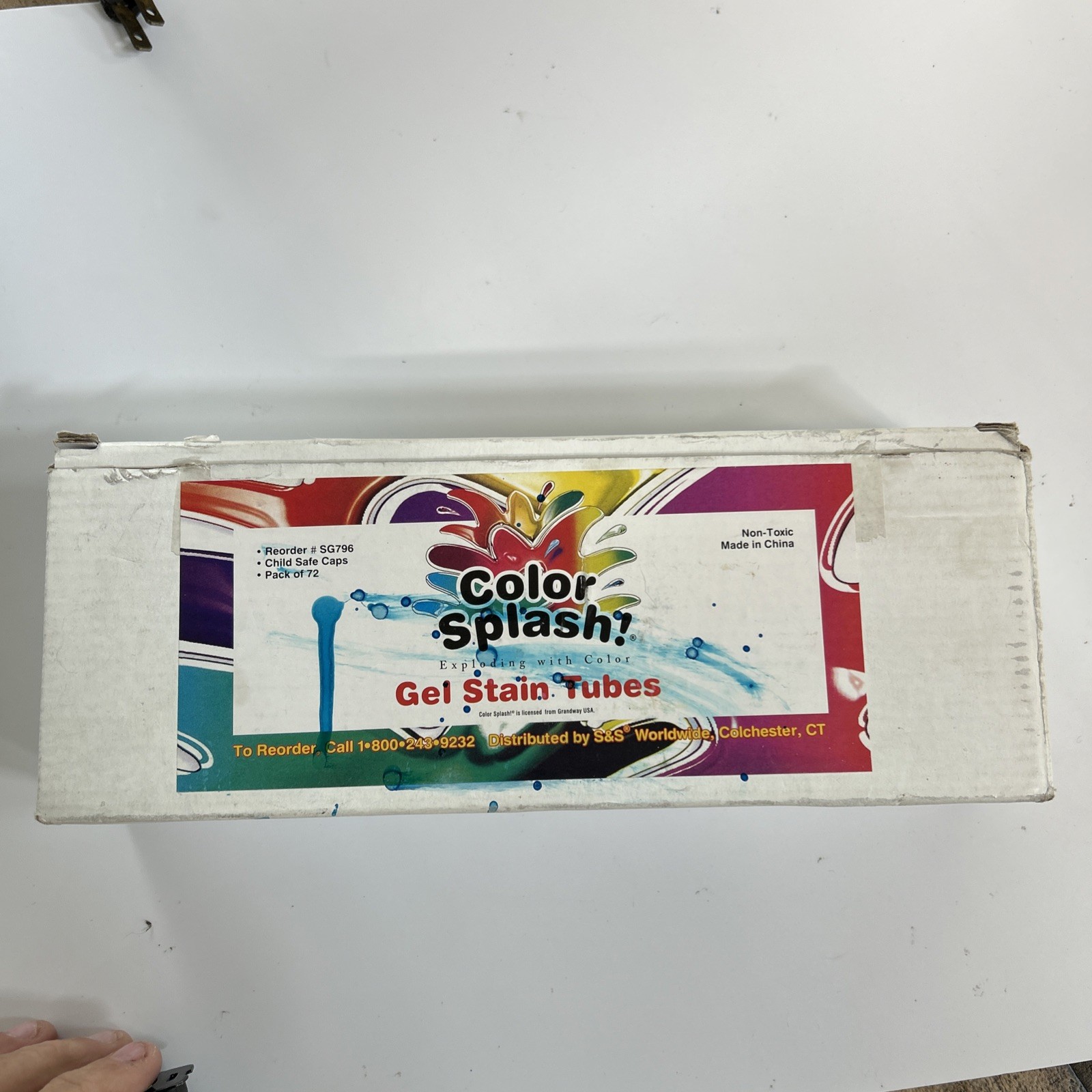 Color Splash!® Gel-Stain Tubes 72 Count! Non Toxic, New