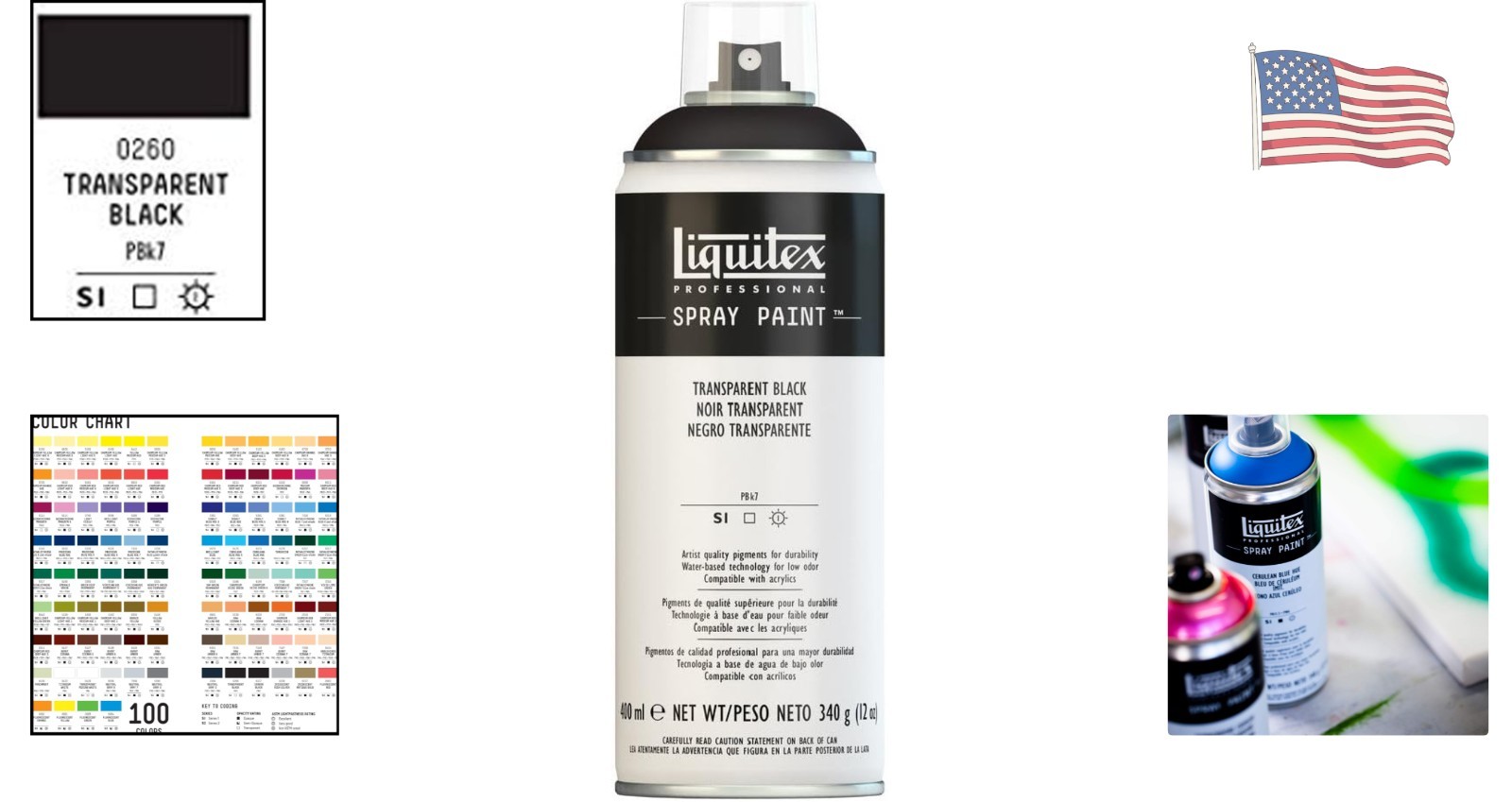 High Coverage 12oz Acrylic Spray Paint – Versatile for Canvas, Glass & Wood