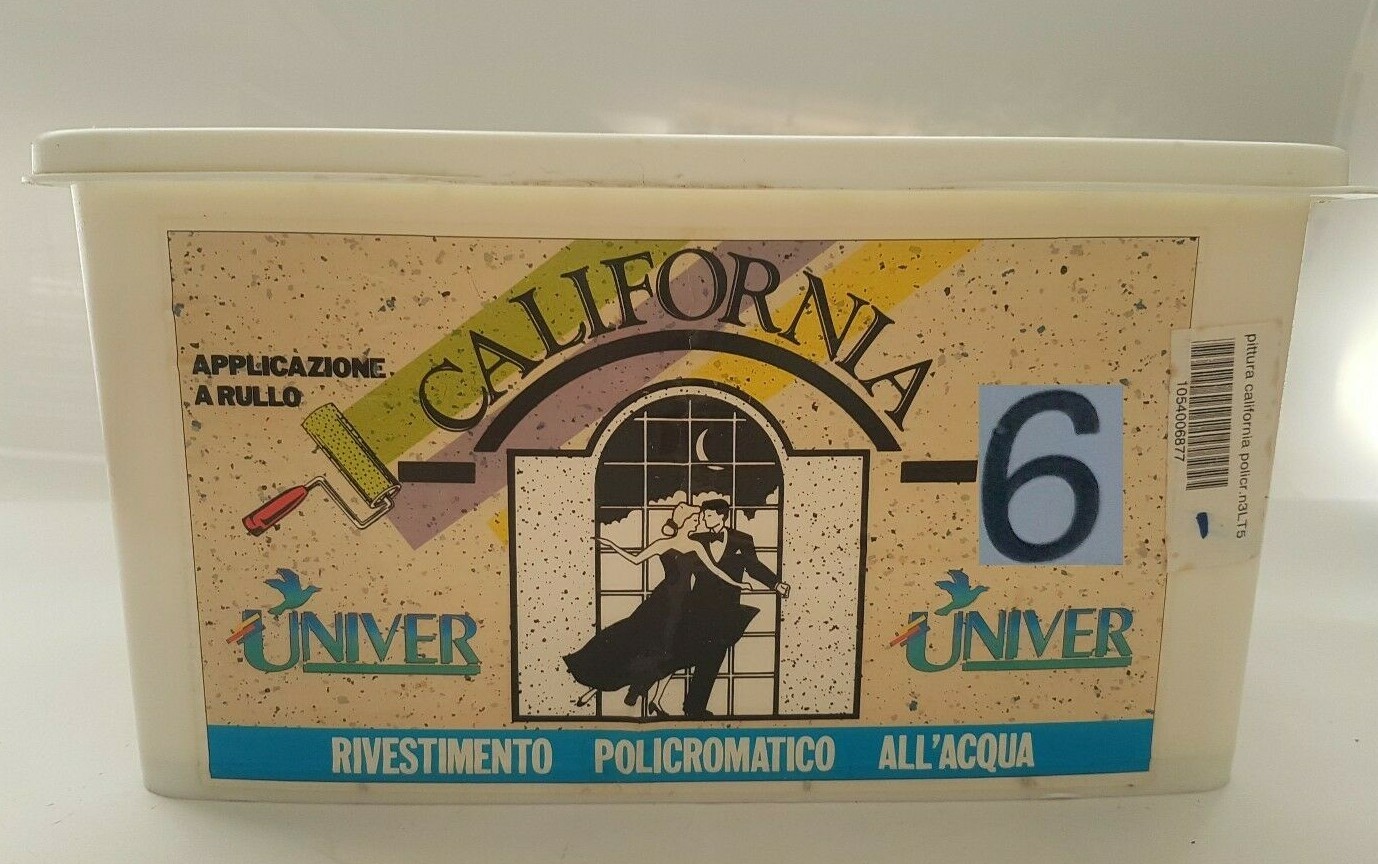 Univer painting mod. California No.6 Polychrome Water Coating LT5