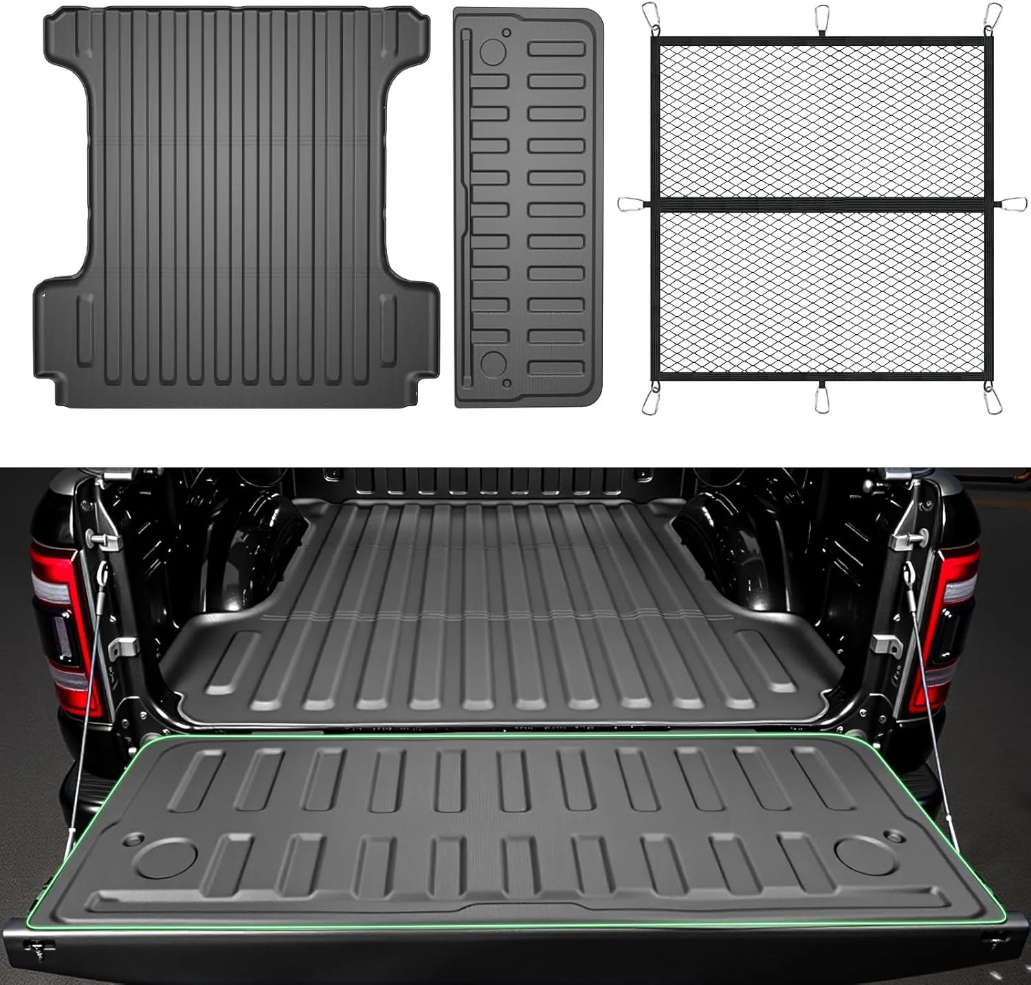 Truck Bed Liner & Tailgate Liner for Ram 1500/1500 RHO 2019-2026 Short Bed (5.7f