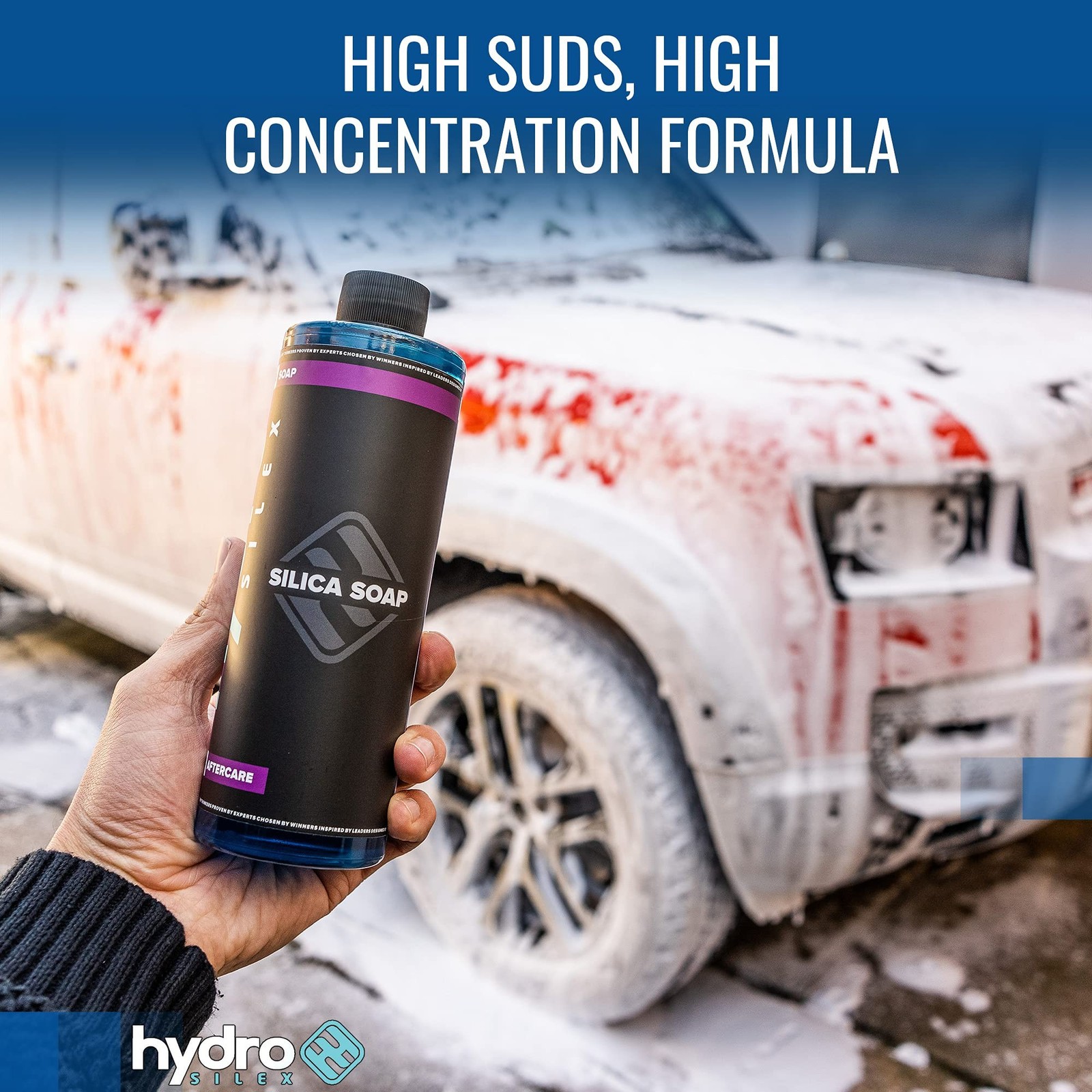 Ceramic High Foaming Silica Soap SIO2 Infused. Hydrophobic Coating Car Wash S…