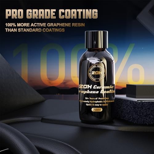 20H Professional Graphene Ceramic Coating for Cars (70ml) – Transparent Color