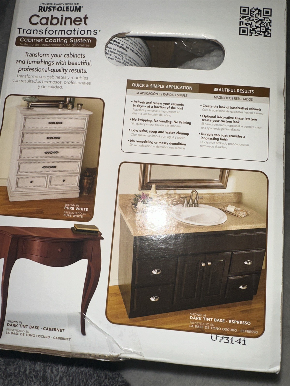 Rust-Oleum Cabinet Transformations Complete Coating Kit Light Tint Base