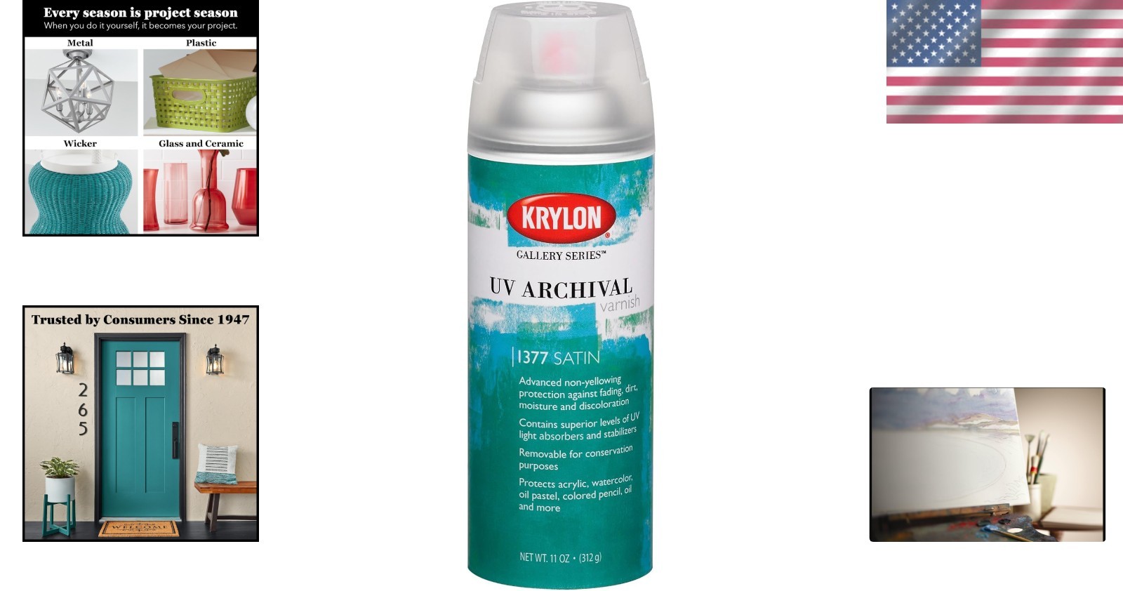 Protect Your Artwork with 11oz UV Resistant Satin Varnish Spray – Gallery Series