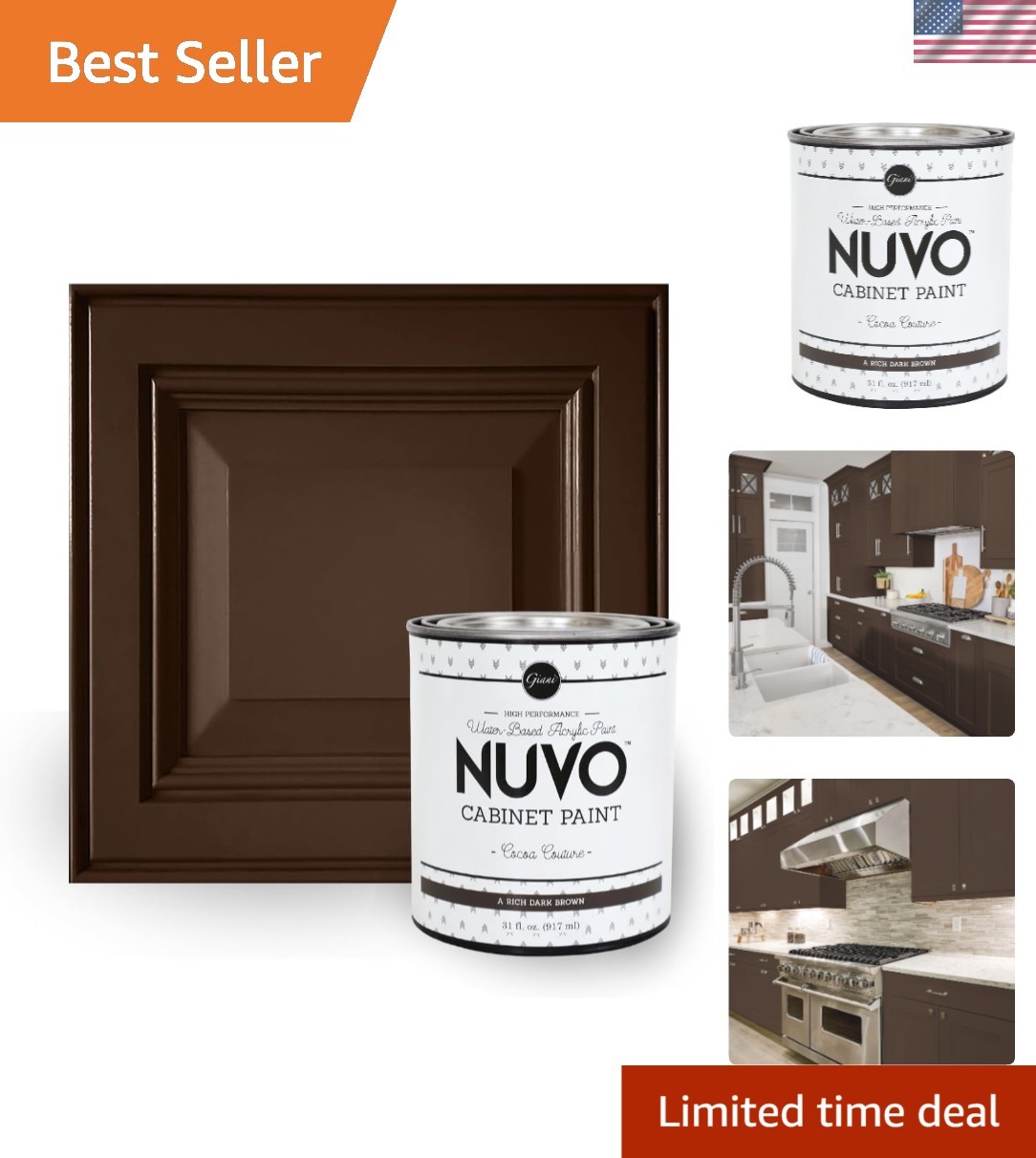 Nuvo Cabinet Paint Cocoa Couture Quart