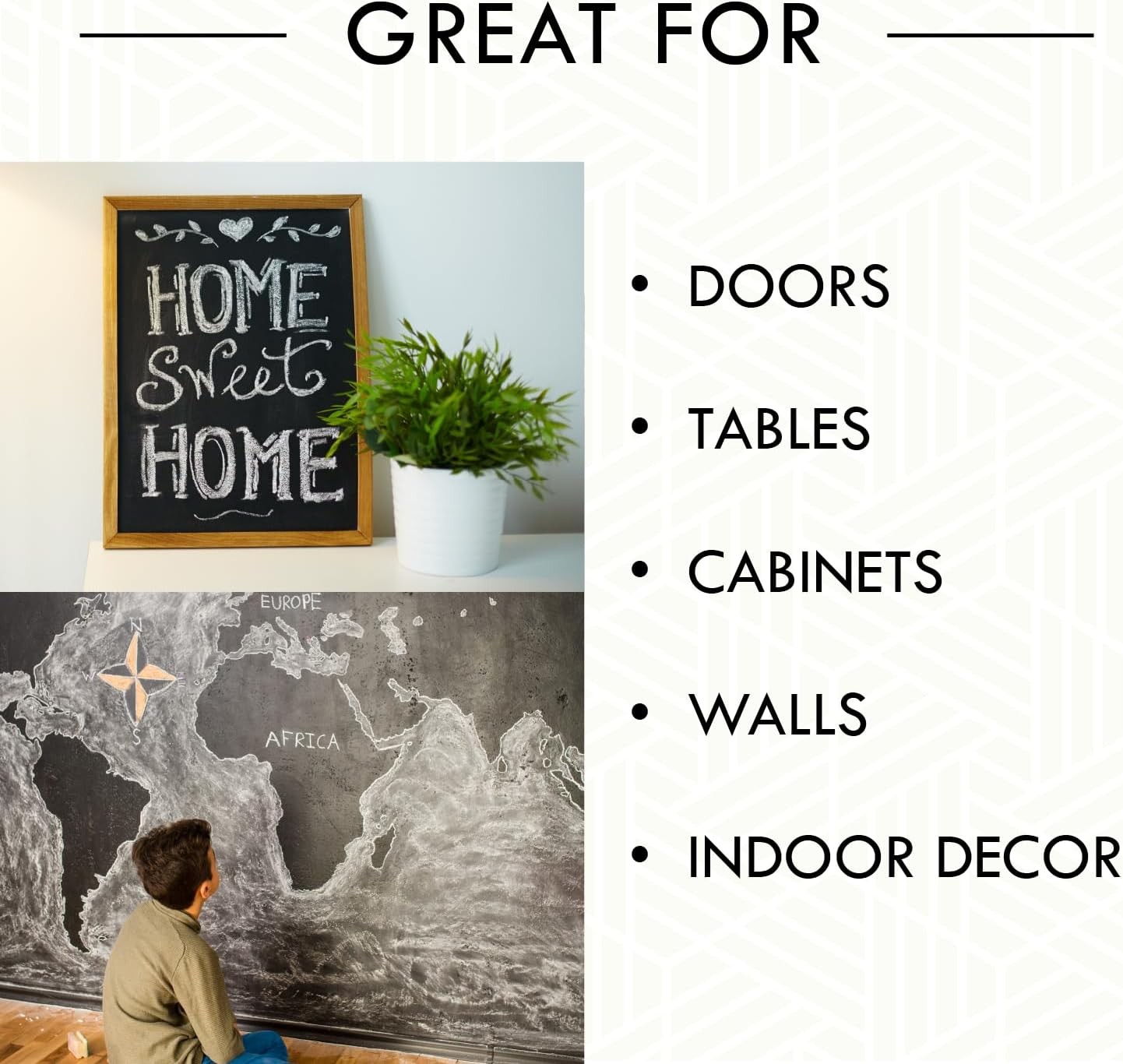 Rust Oleum 30 Fl Oz Chalkboard Paint Indoor Custom Surface Use Black Or Green