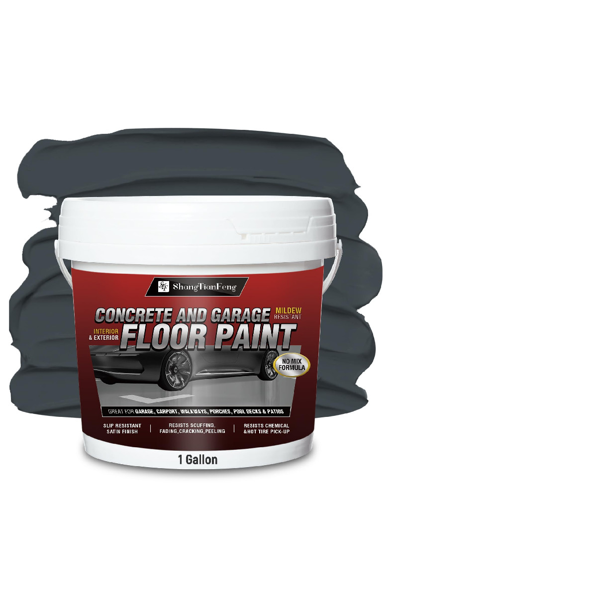 Stf Shangtianfeng Professional Floor Paint Kit Dark Gray 1 – Coating