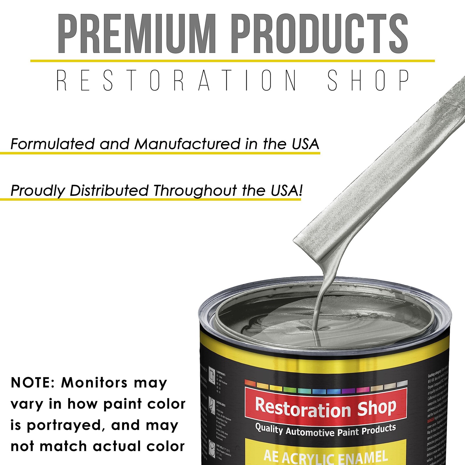 – Brilliant Silver Firemist Acrylic Enamel Auto Paint – Complete Quart Paint …