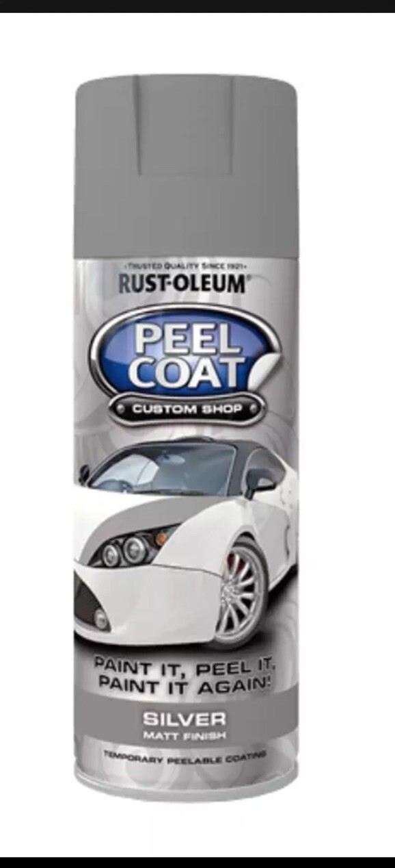 New Rust-Oleum 318348 11oz SLV Matt Peel Coat