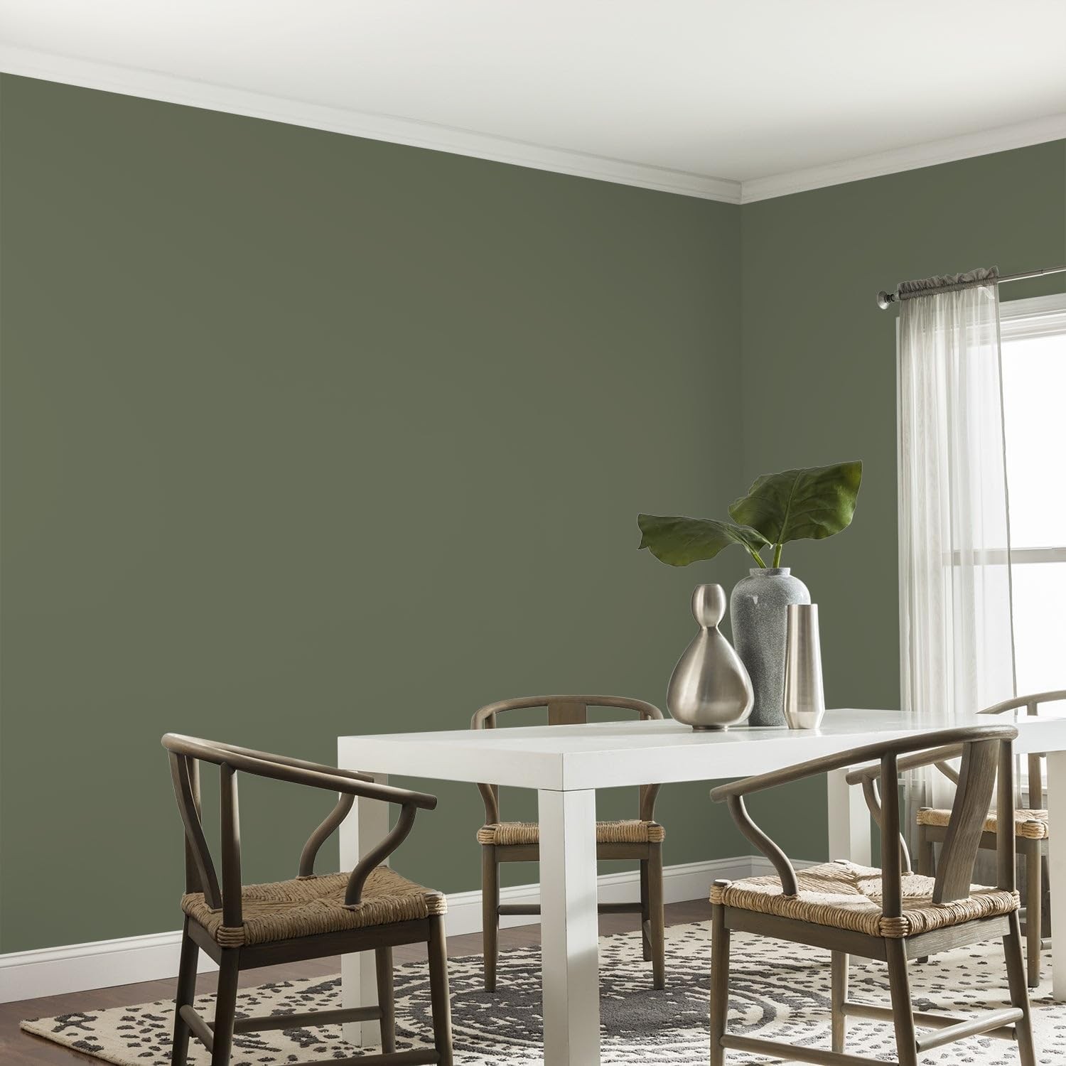 Glidden Interior Paint Premiumr Sage/All About Olive One Coat Eggshell 1-Gallon