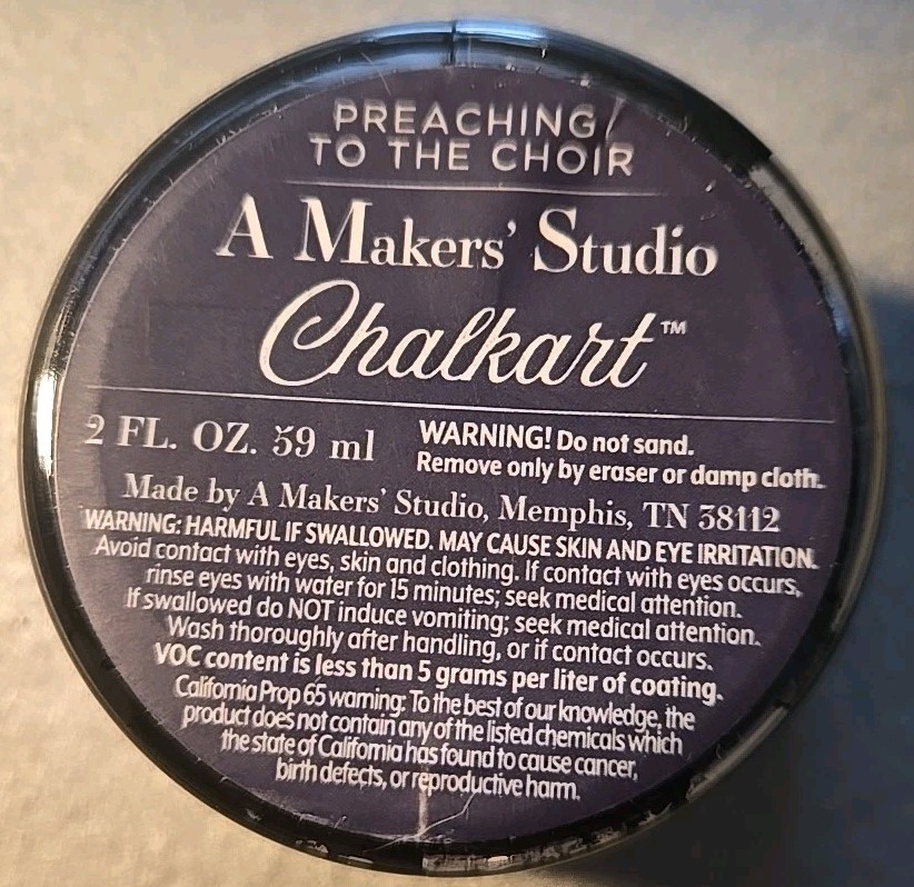 A Makers’ Studio Chalkart Preaching To The Choir 2fl oz