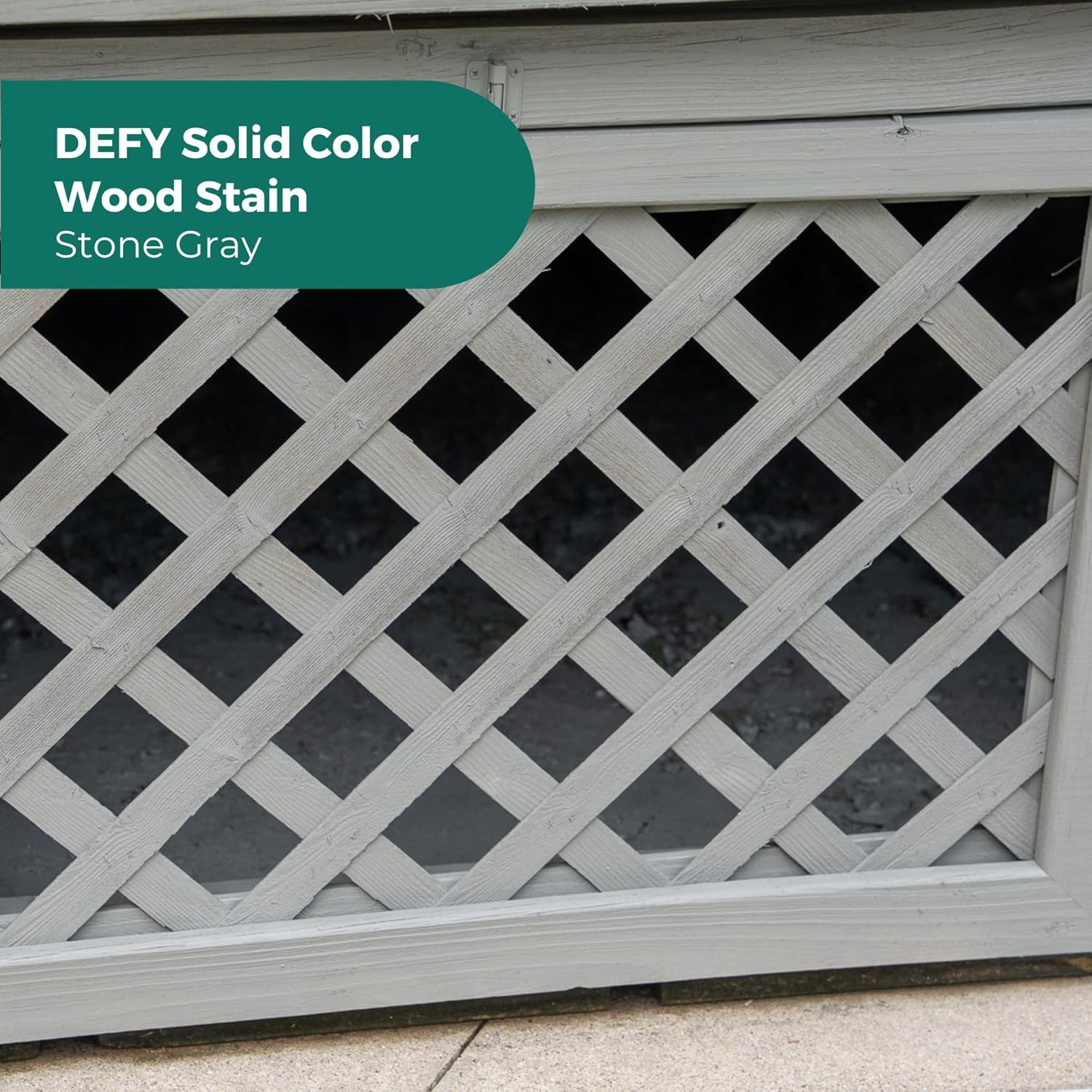 Stone Gray UV Resistant Deck & Fence Stain – 1 Gallon Durable Finish