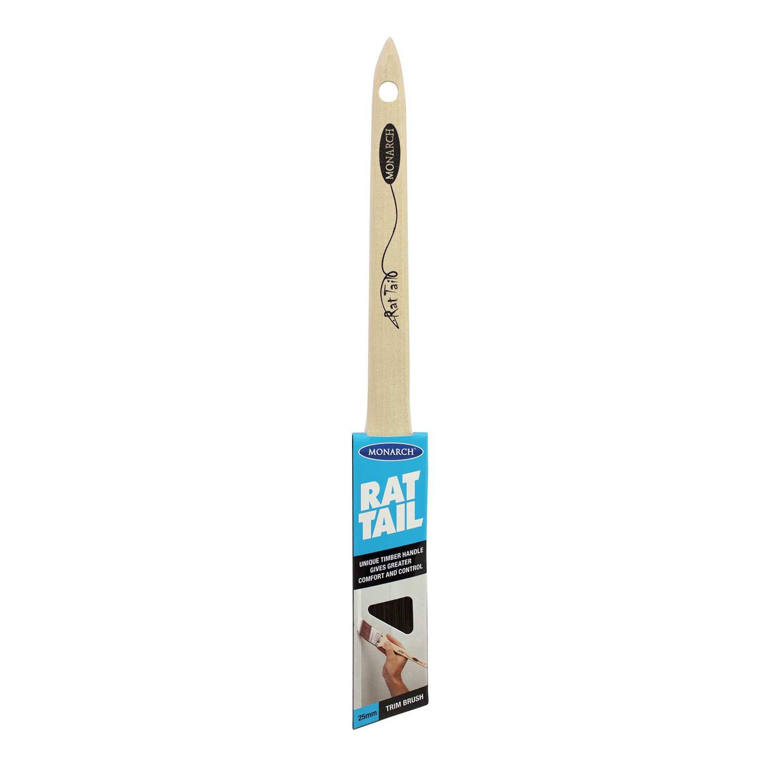 Monarch 25mm Rat Tail Trim Paint Brush – 25mm