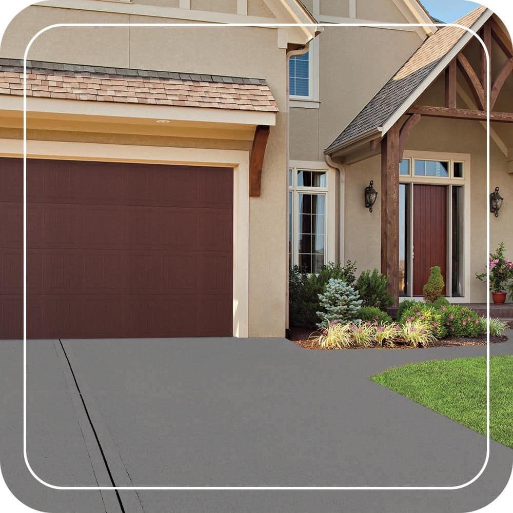 1 Gal. Gray Granite Grip Decorative Flat Interior/Exterior Concrete Floor Coatin