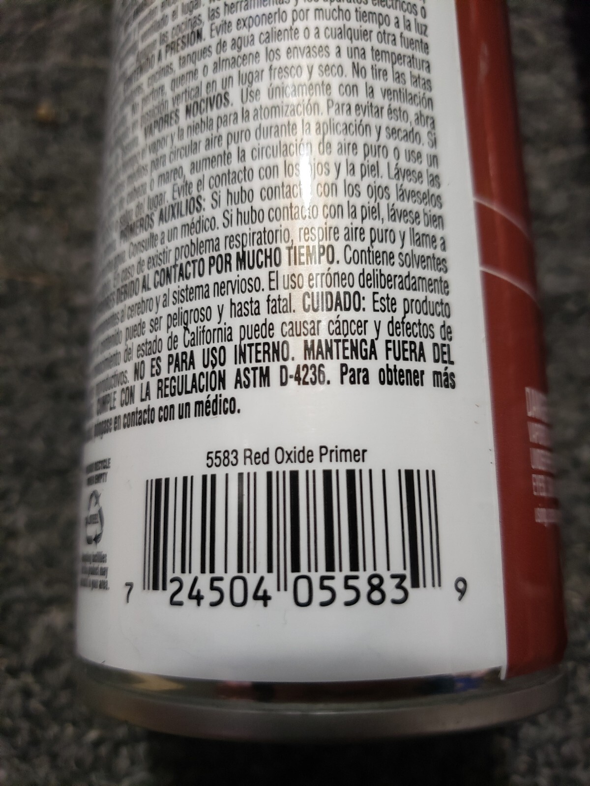 Colormaxx Primer Spray Paint for Indoor/Outdoor, Red Oxide 12 Ounce K05583007