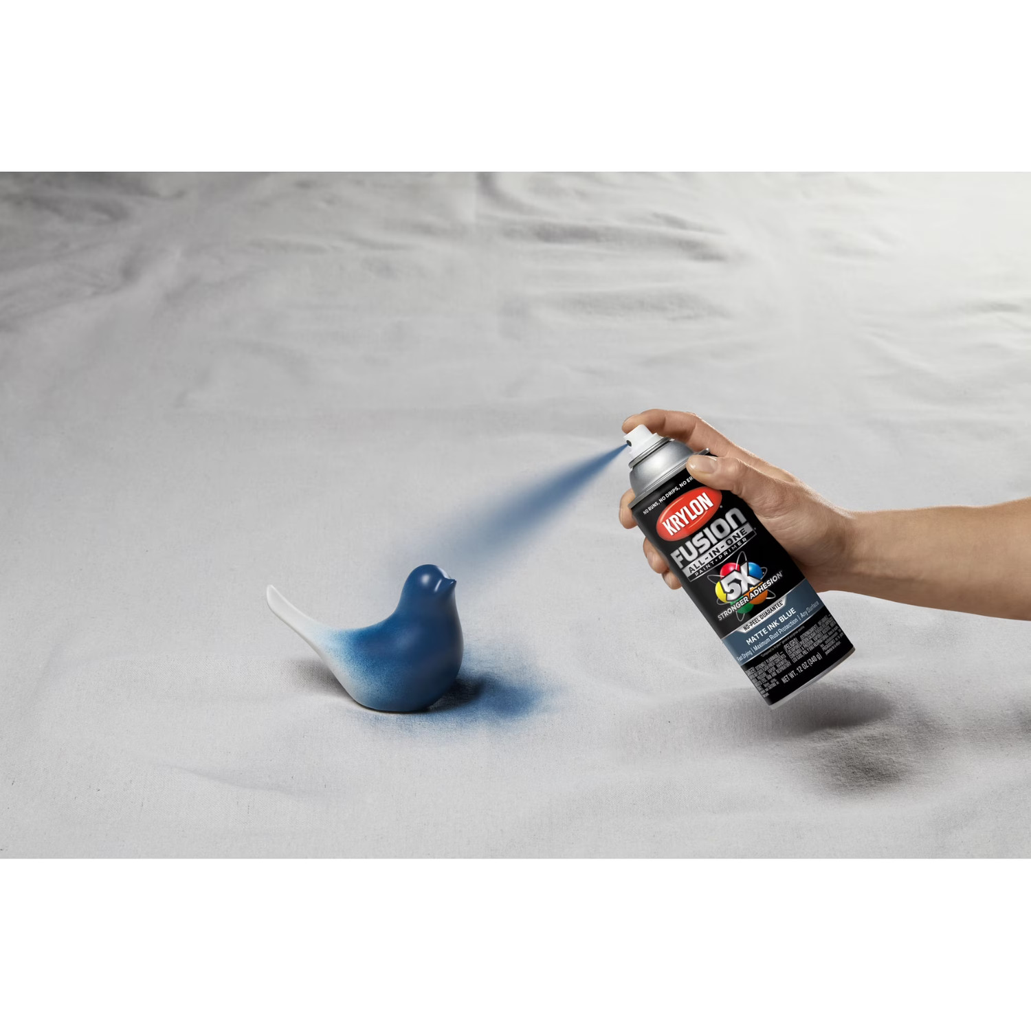 Krylon Fusion All In One Ink Blue Matte Spray Paint 12oz 6 Pack K02758007