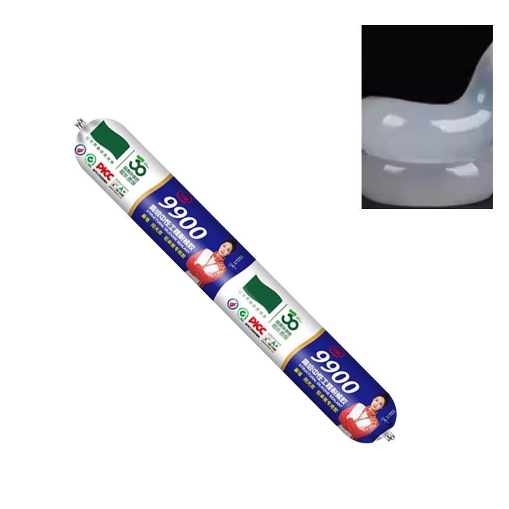 Transparent Silicon Waterproof Sealant 9900 Structural Silicone Adhesive Weather