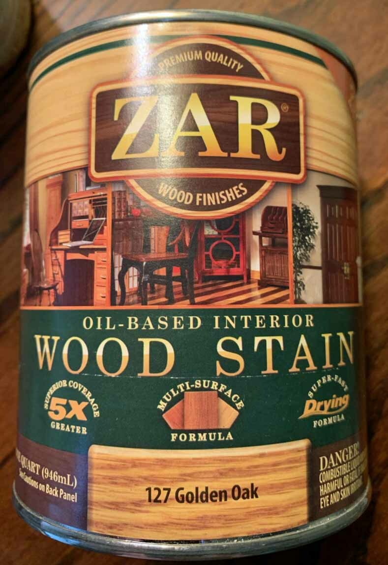 Zar Interior Stain, 127 Golden Oak, Quart