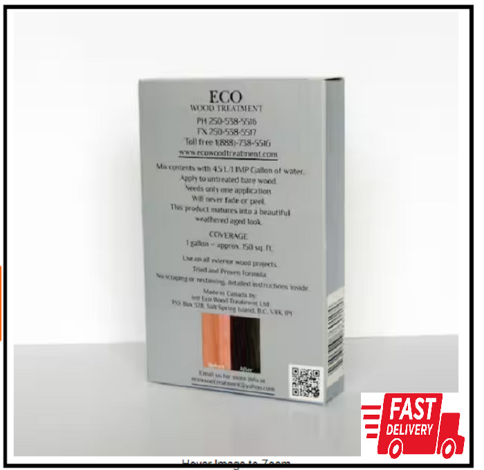 1 Gal. Exterior/interior Wood Stain And Preservative | Treatment Long Silvery