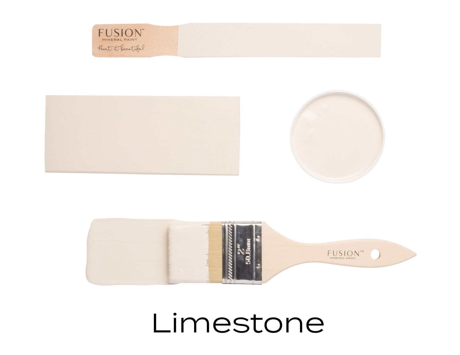 Fusion Mineral Paint – Limestone – 500mL covers approx. 75sq. ft or 7m2