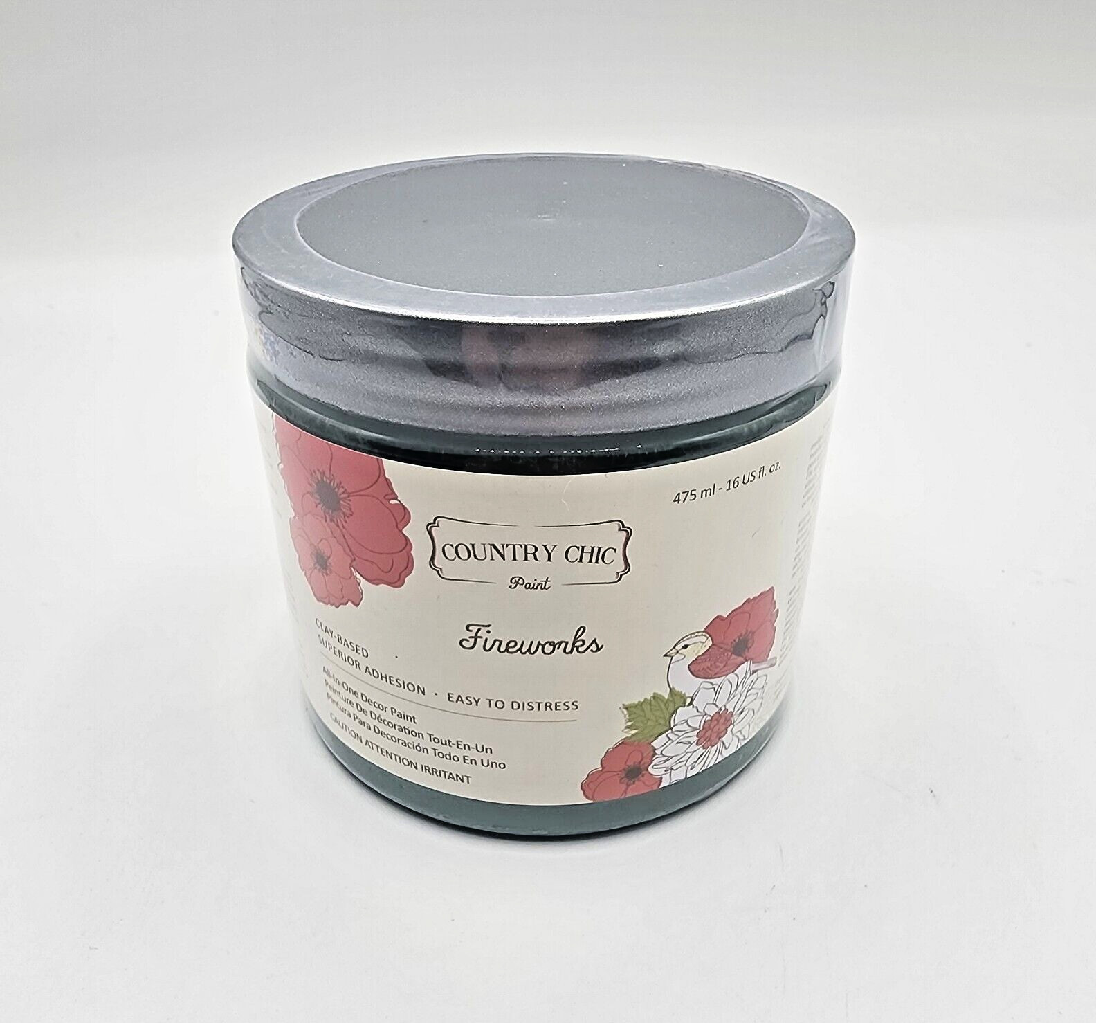 Country Chic Paint FIREWORKS Chalk Style All-in-One Paint for Furniture Decor