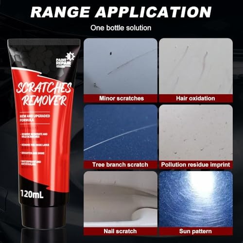 2 PCS Car Scratch Repair Paste Polishing Wax with Sponge, 2024 Upgrade Car