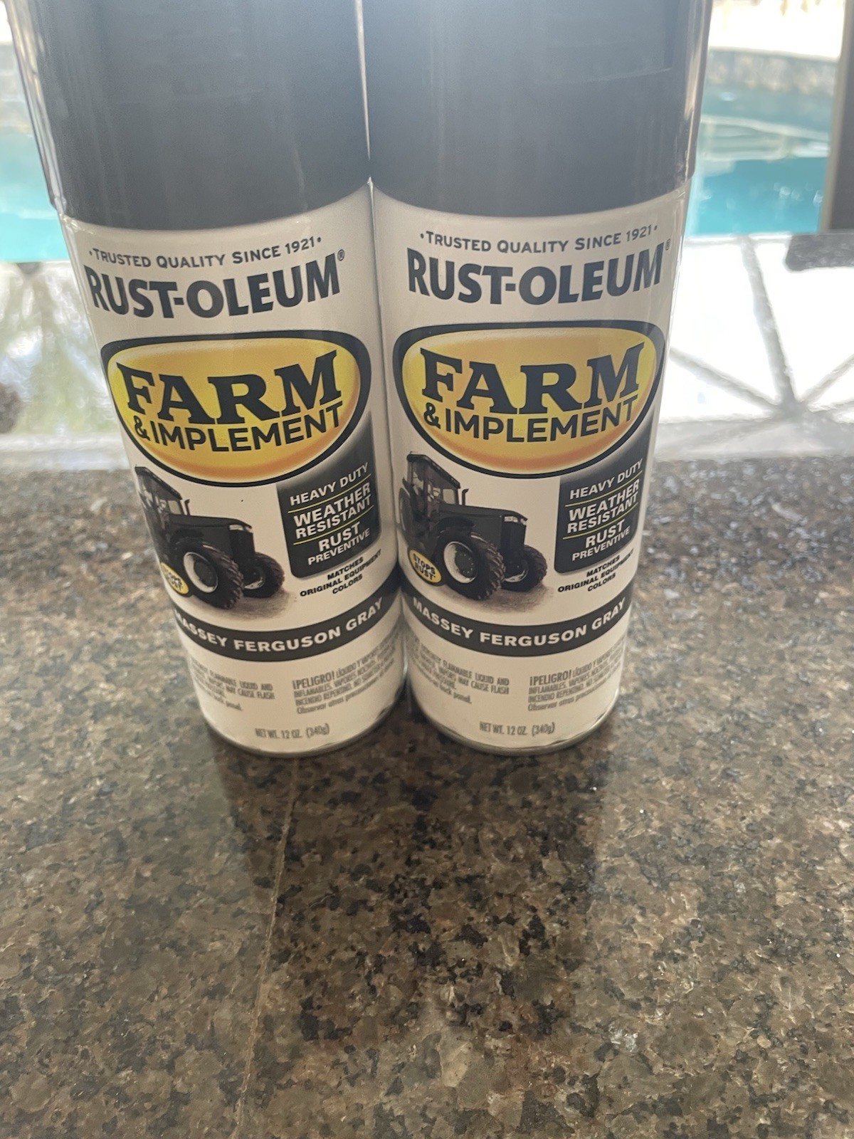 Rust-Oleum Spray Paint 12 oz Massey Ferguson Gray Farm Equipment & Implement