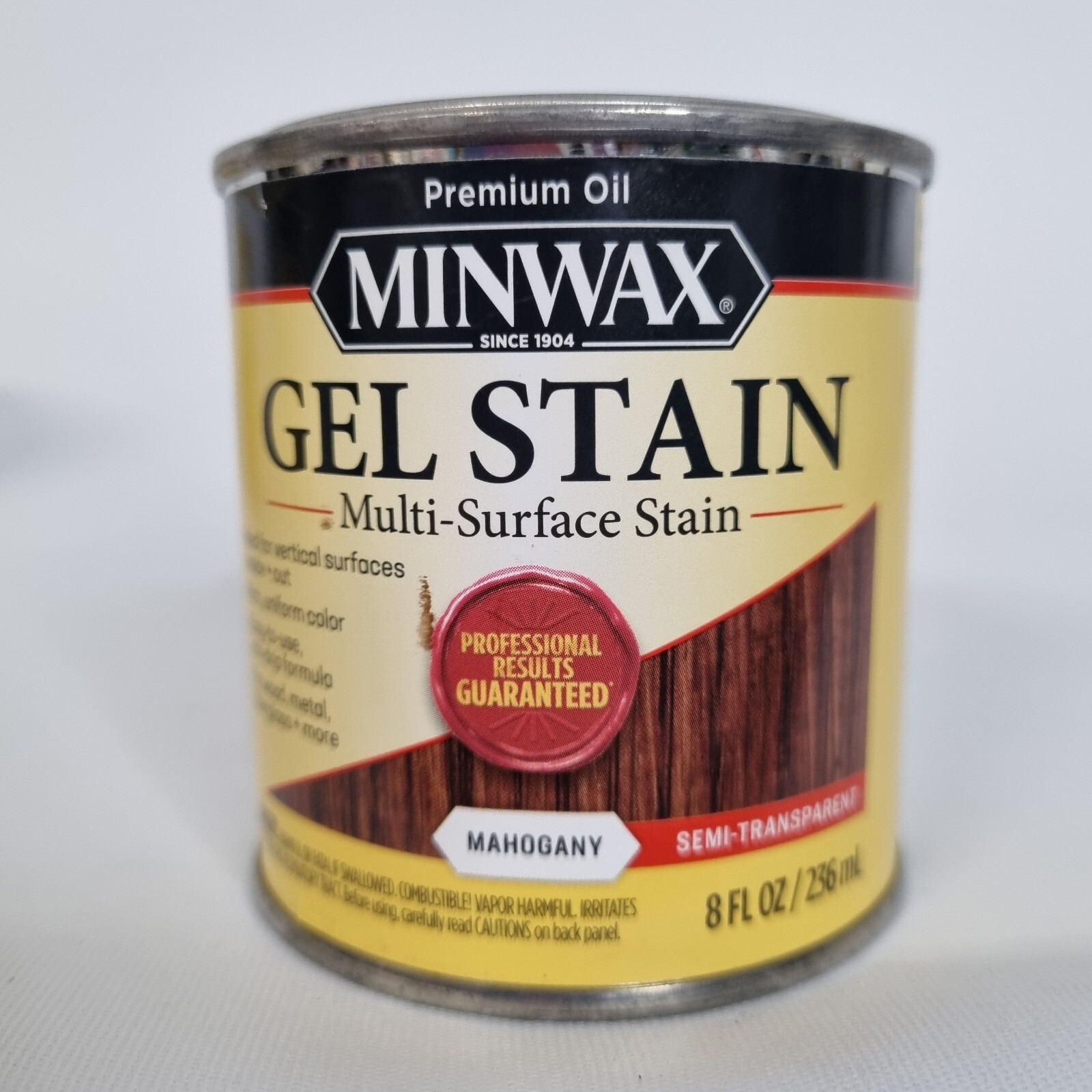Minwax Gel Stain for Interior Wood Surfaces, 8 oz, Mahogany