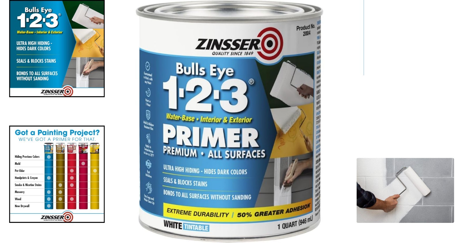 High-Performance 1 Quart Bulls Eye Primer Sealer for Quick & Effective Coverage