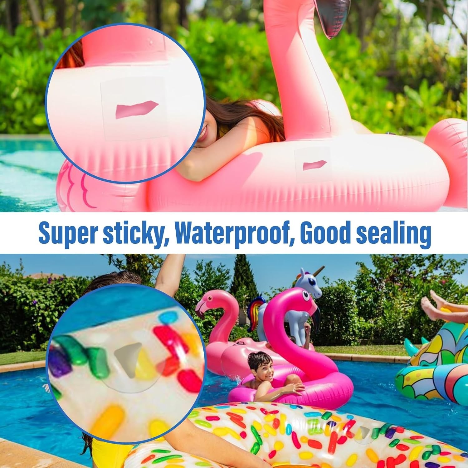Inflatable Patch Repair Kit, Waterproof Air Mattress Kit,…