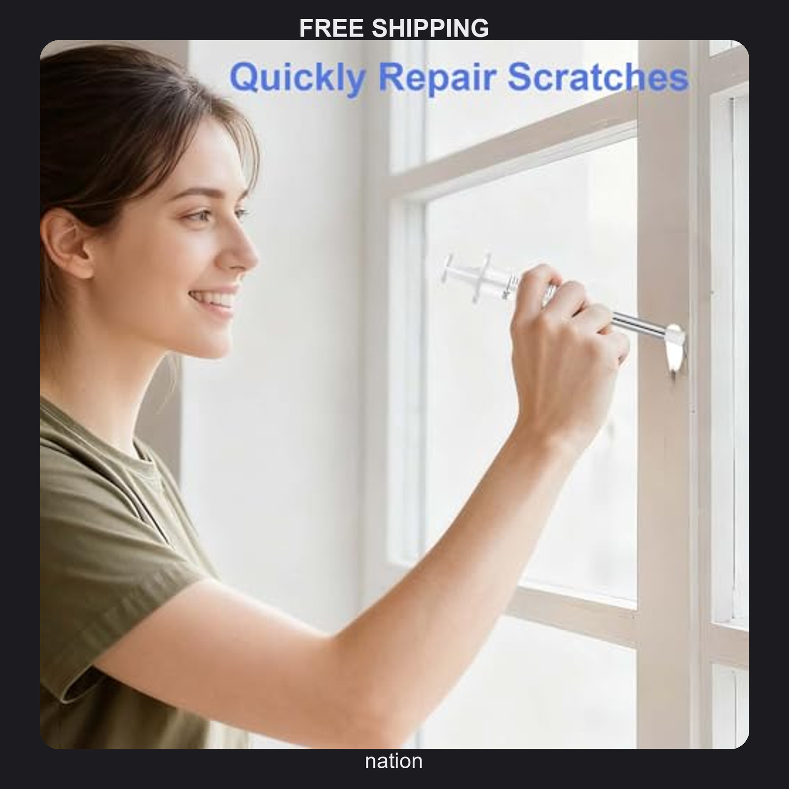 Refillable Paint Touch-Up Pen for Furniture Walls and Crafts