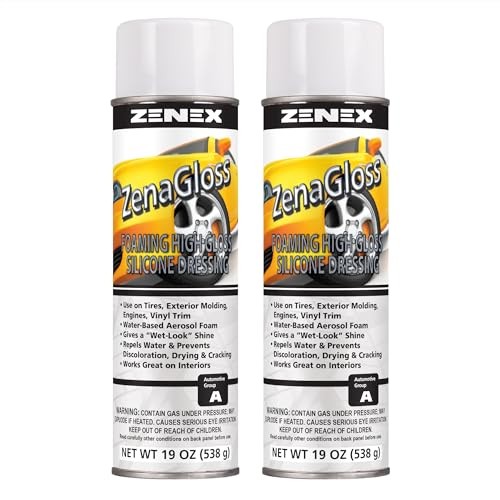ZenaGloss – Foaming High Gloss Protectant | Water-Based Plastic, Rubber & 2