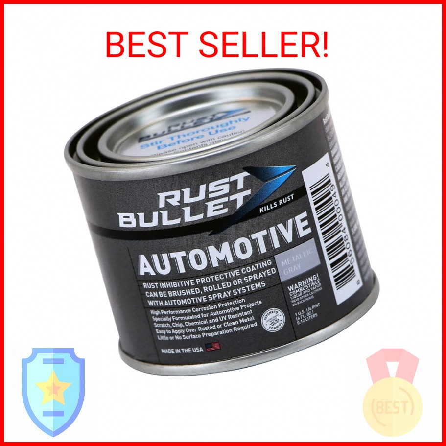Automotive – Metallic Gray – 4 Oz – Rust Inhibitor & Protective Coating for Cars