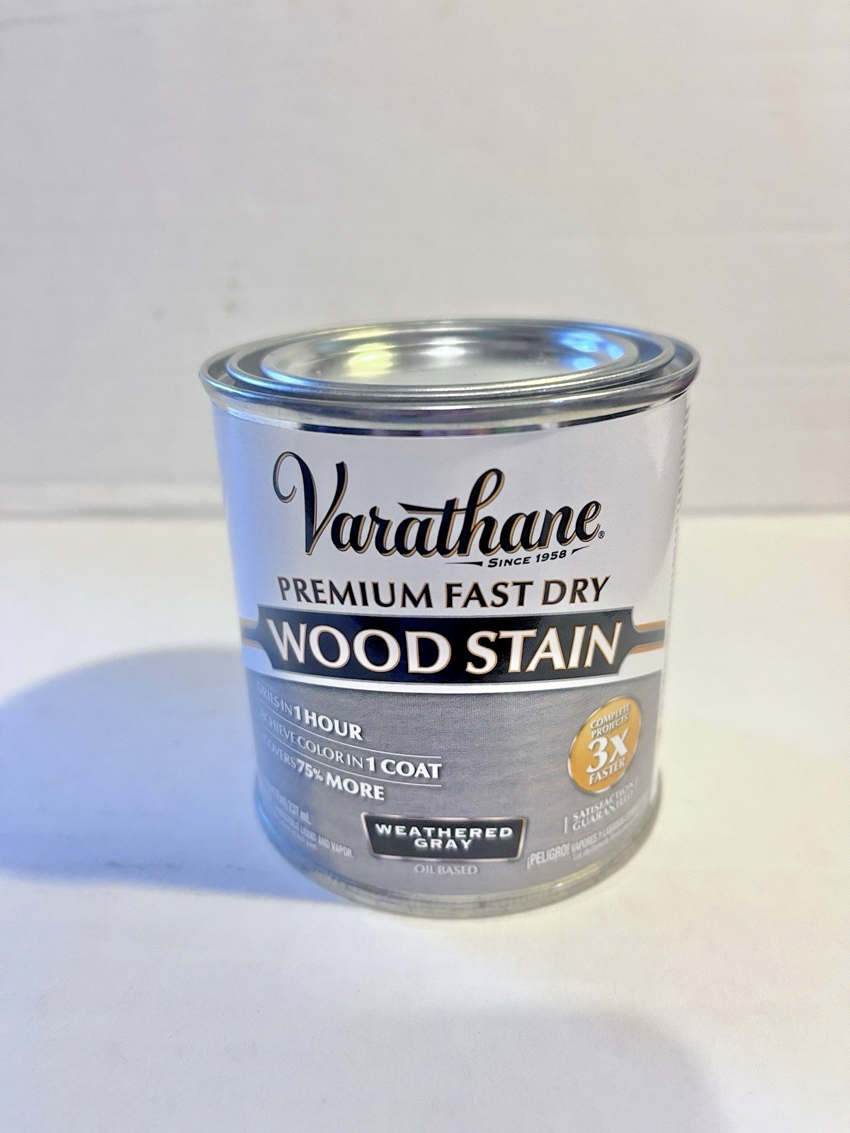 Varathane Weathered Gray, Premium Wood Stain 1/2 pt.