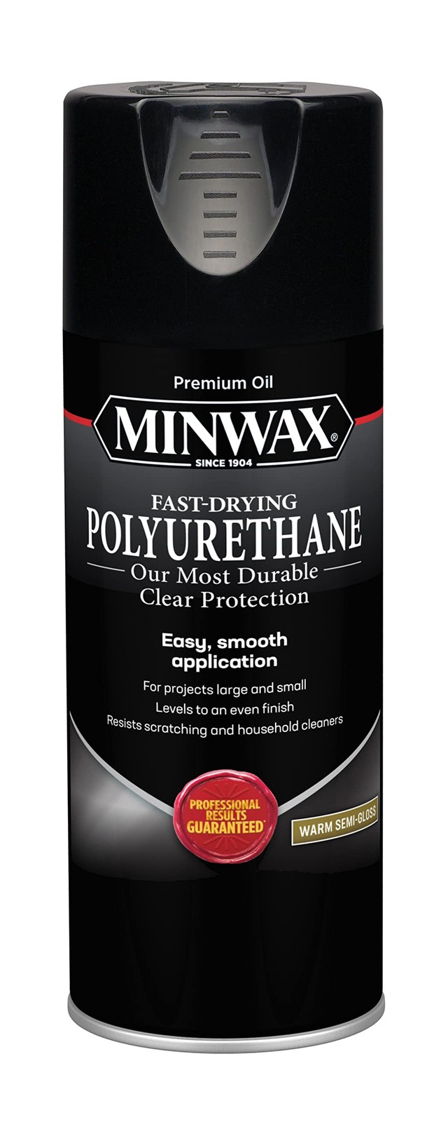 Minwax Fast Drying Polyurethane Spray, Protective Wood Finish, Clear Semi-Gloss