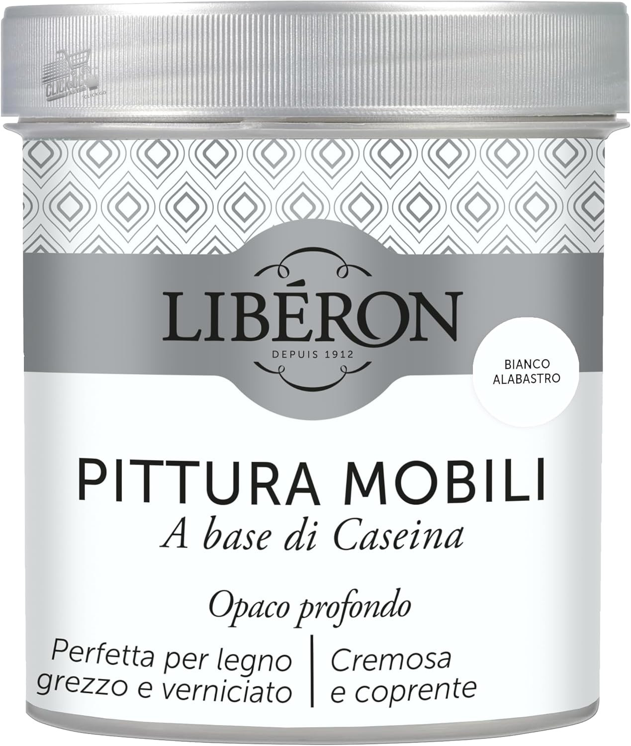White Alabaster Casein Furniture Paint 0.5L