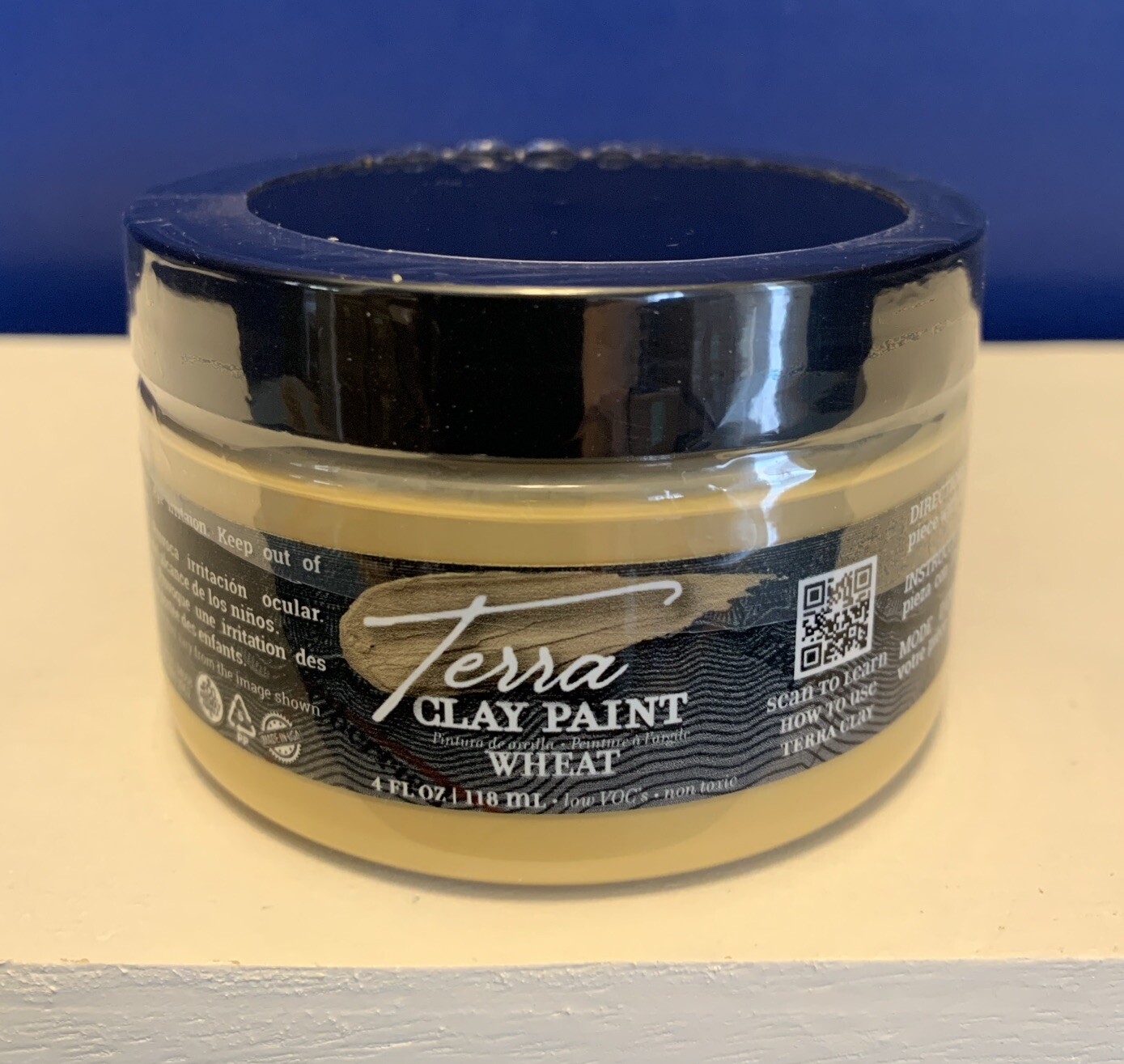DIXIE BELLE ~ Terra Clay Paint ~ WHEAT ~ 4 OZ ~ New and Sealed