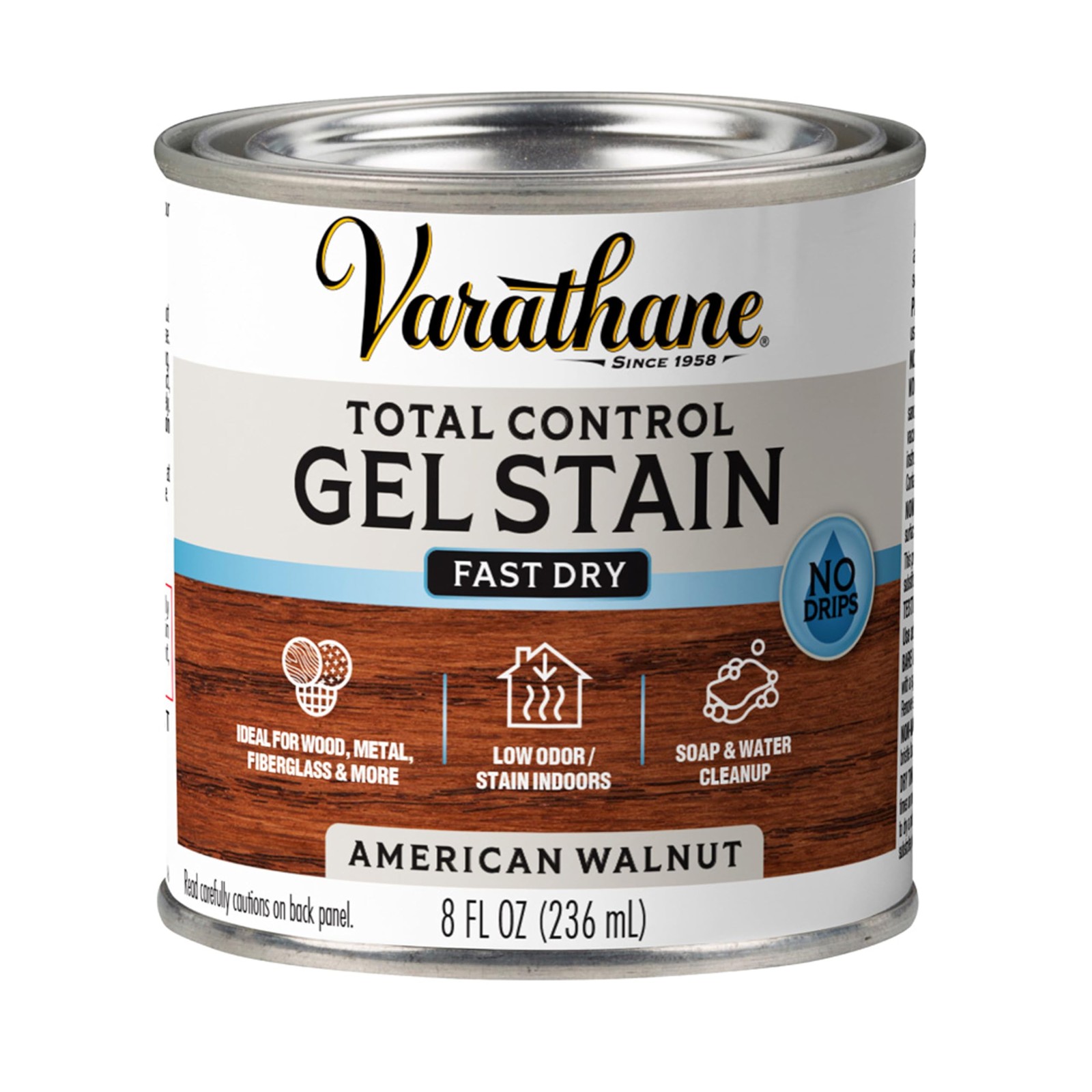 Total Control Gel Stain | Low Odor WaterBased Formula | Thick Gel Formula for…