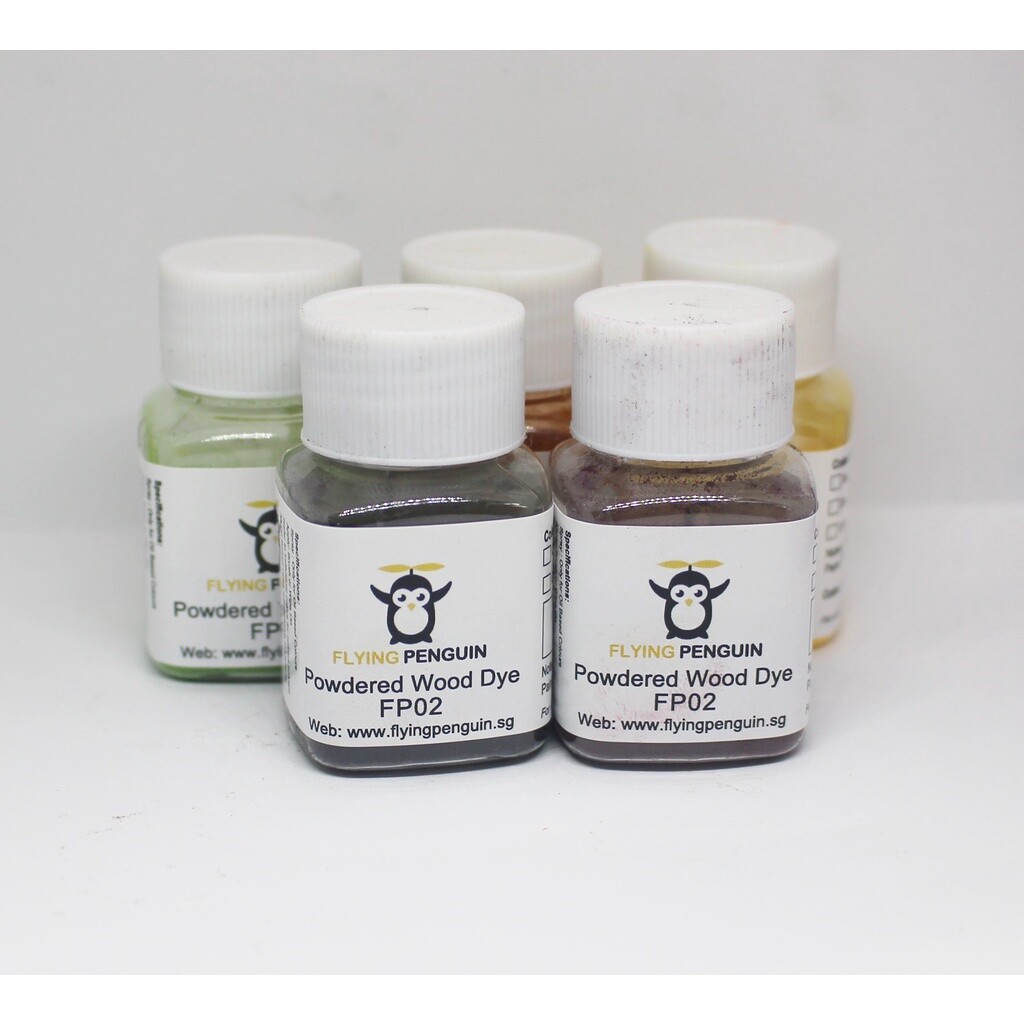 Powdered Wood Dye Water Based Wood Stains Water Soluble 15ml Many Colors