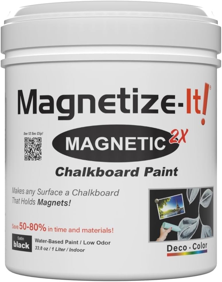 Magnetize-It! Magnetic Chalkboard Paint (Water Based) 2L
