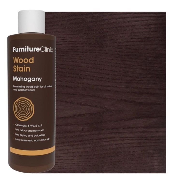 Furniture Clinic Wood Stain | Mahogany | Water Based | Fast Drying, Low Odor,…